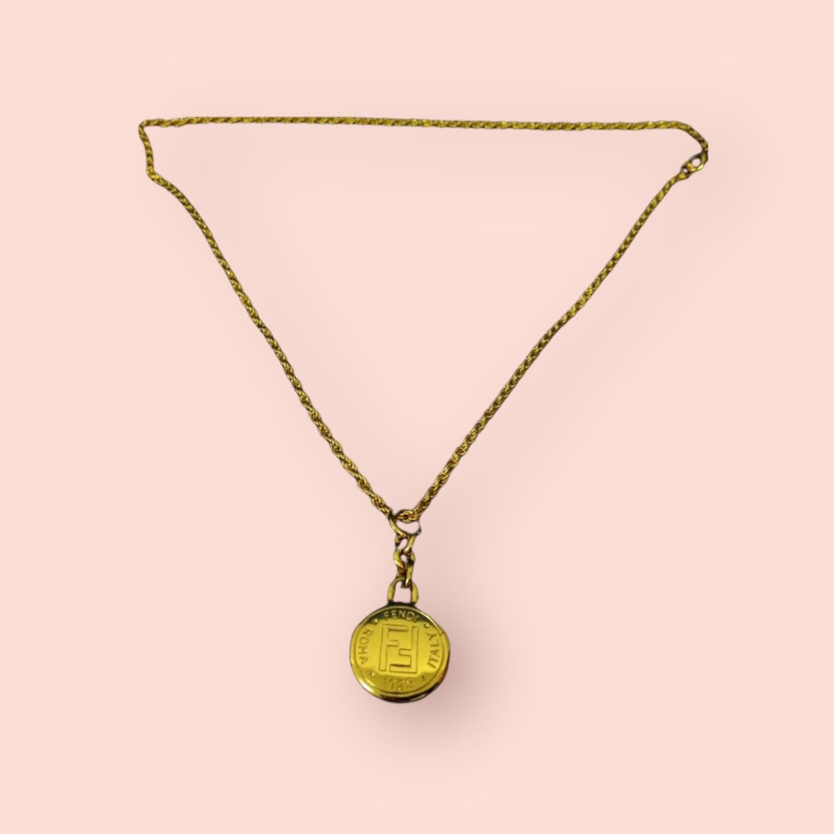 Vintage REPURPOSE CUSTOM NECKLACE FENDI PENDANT Size ONE SIZE - 2 Thumbnail