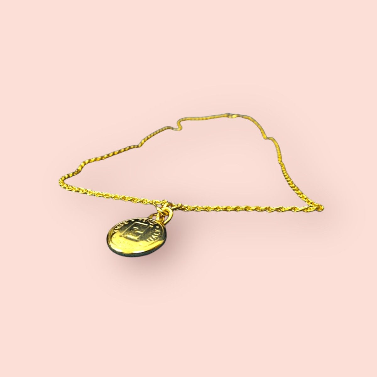 Vintage REPURPOSE CUSTOM NECKLACE FENDI PENDANT Size ONE SIZE - 3 Thumbnail