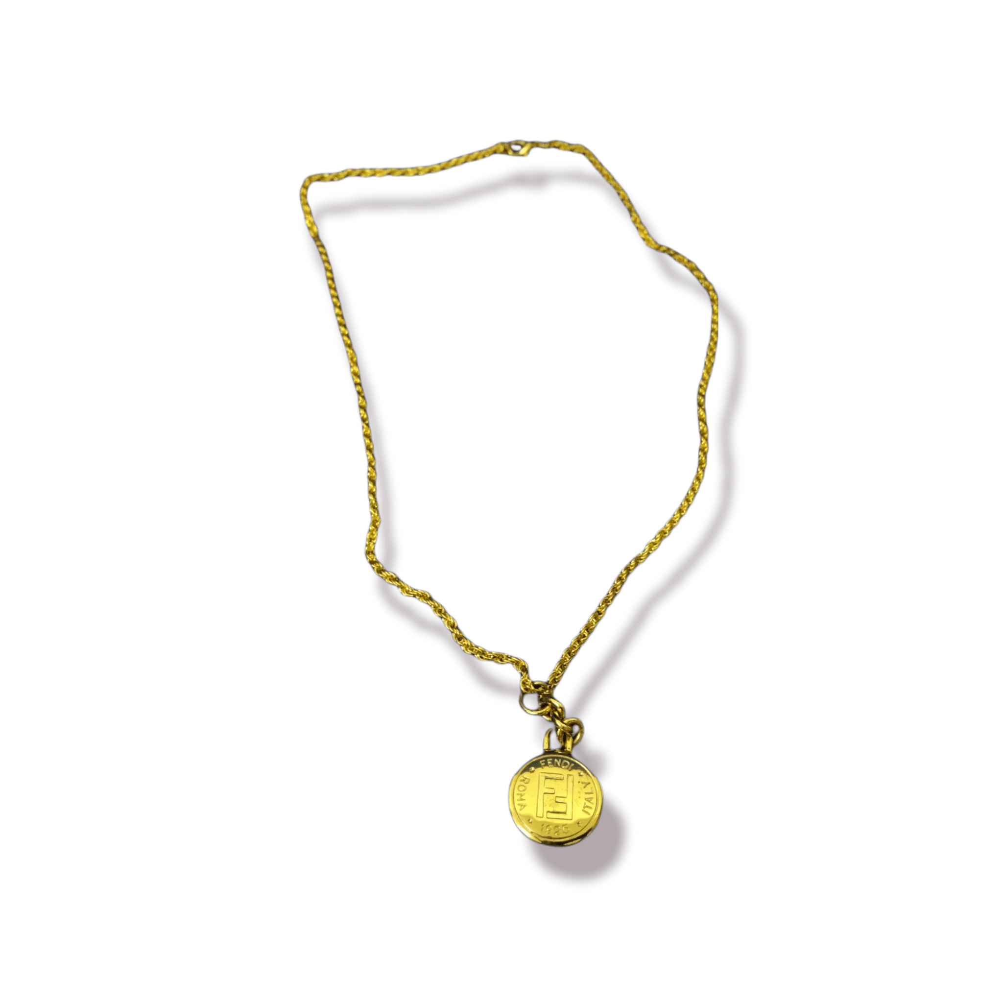 Vintage REPURPOSE CUSTOM NECKLACE FENDI PENDANT Size ONE SIZE - 14 Thumbnail
