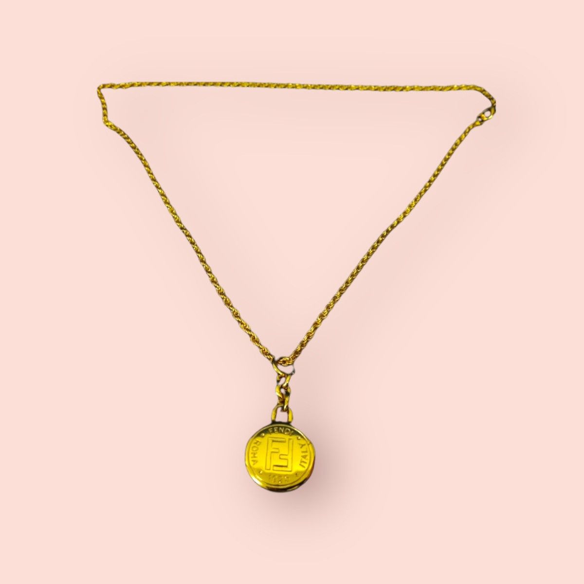 Vintage REPURPOSE CUSTOM NECKLACE FENDI PENDANT Size ONE SIZE - 10 Thumbnail
