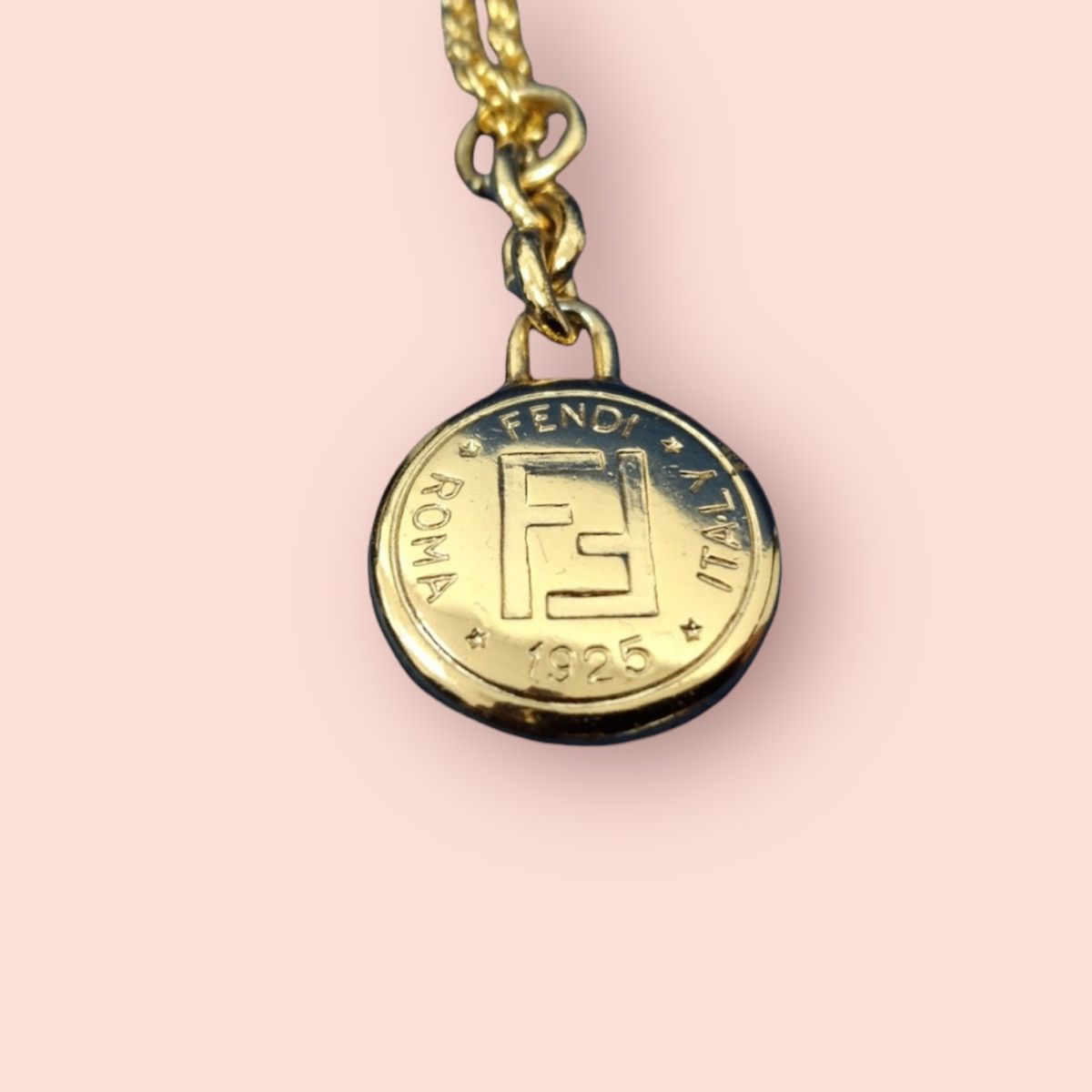 Vintage REPURPOSE CUSTOM NECKLACE FENDI PENDANT Size ONE SIZE - 7 Thumbnail