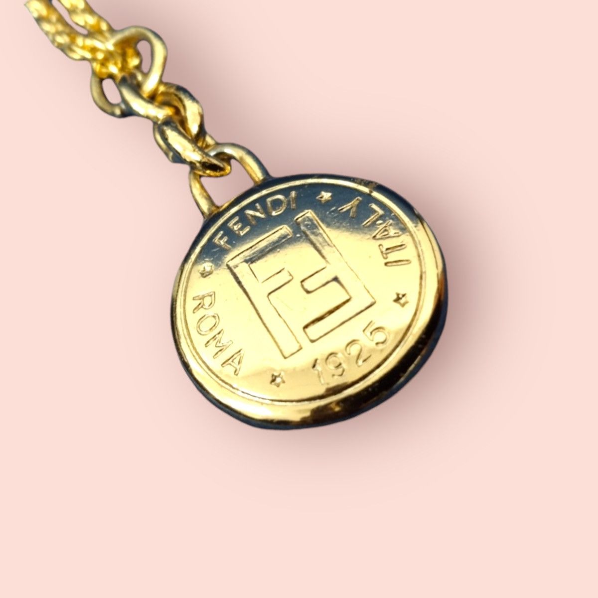 Vintage REPURPOSE CUSTOM NECKLACE FENDI PENDANT Size ONE SIZE - 1 Thumbnail