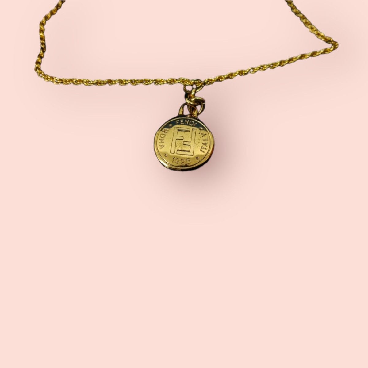 Vintage REPURPOSE CUSTOM NECKLACE FENDI PENDANT Size ONE SIZE - 6 Thumbnail