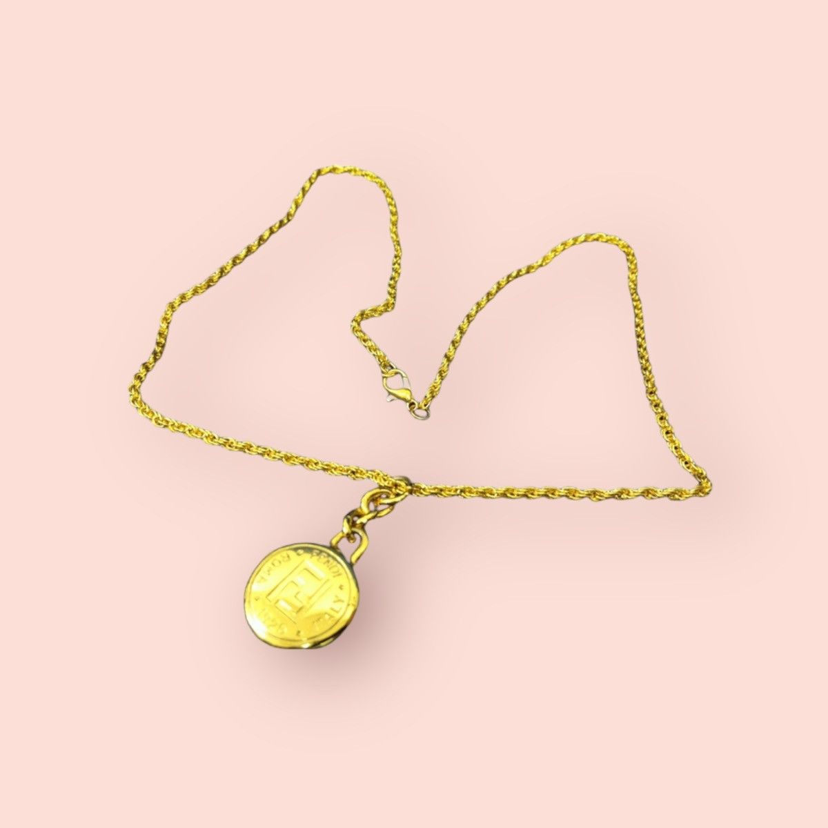Vintage REPURPOSE CUSTOM NECKLACE FENDI PENDANT Size ONE SIZE - 8 Thumbnail