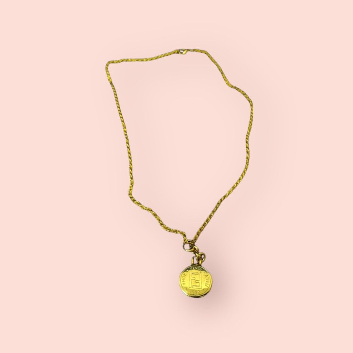 Vintage REPURPOSE CUSTOM NECKLACE FENDI PENDANT Size ONE SIZE - 5 Thumbnail