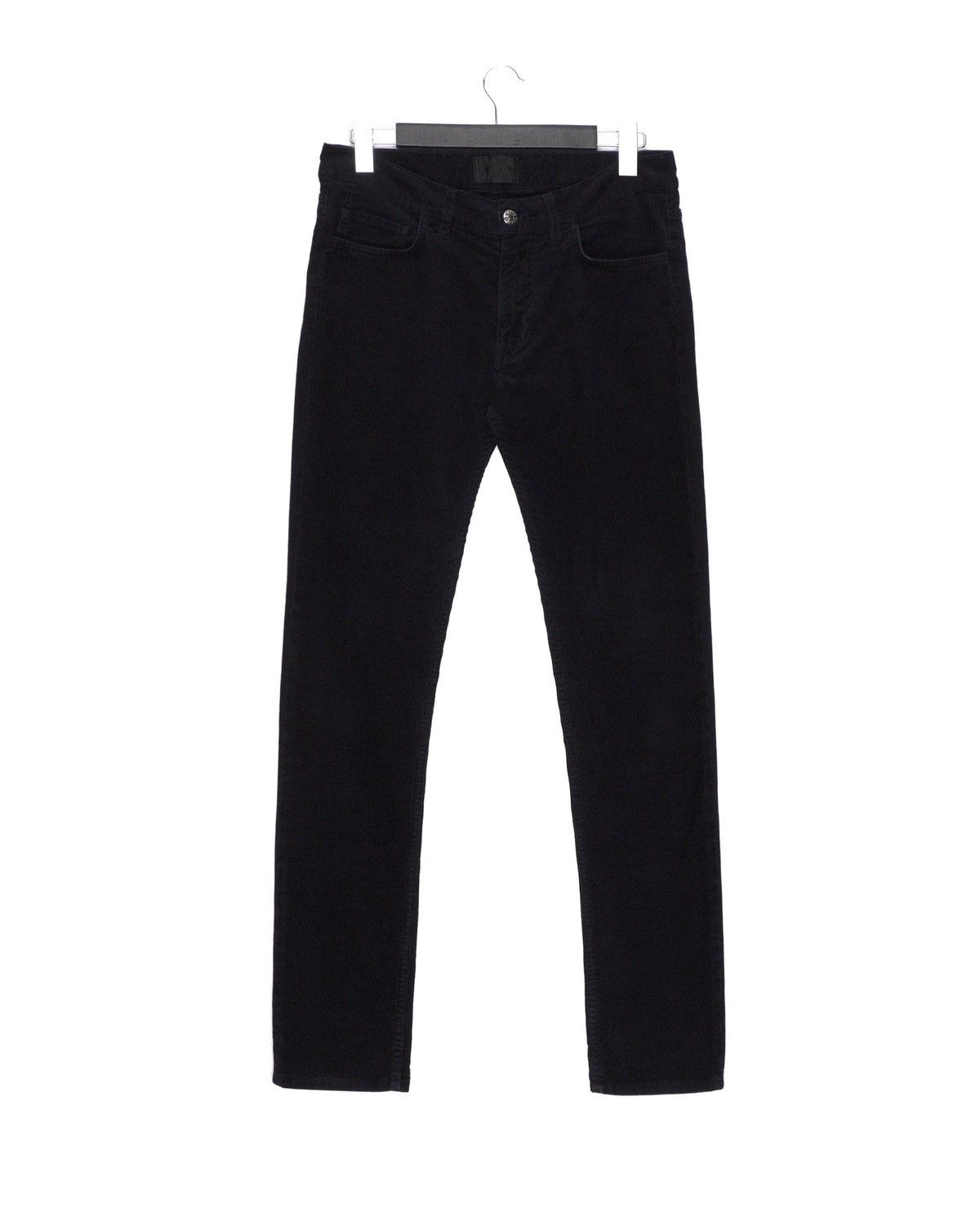 image of Acne Studios Ace Navy Corduroy Dark Blue Skinny Pant Jeans, Men's (Size 31)