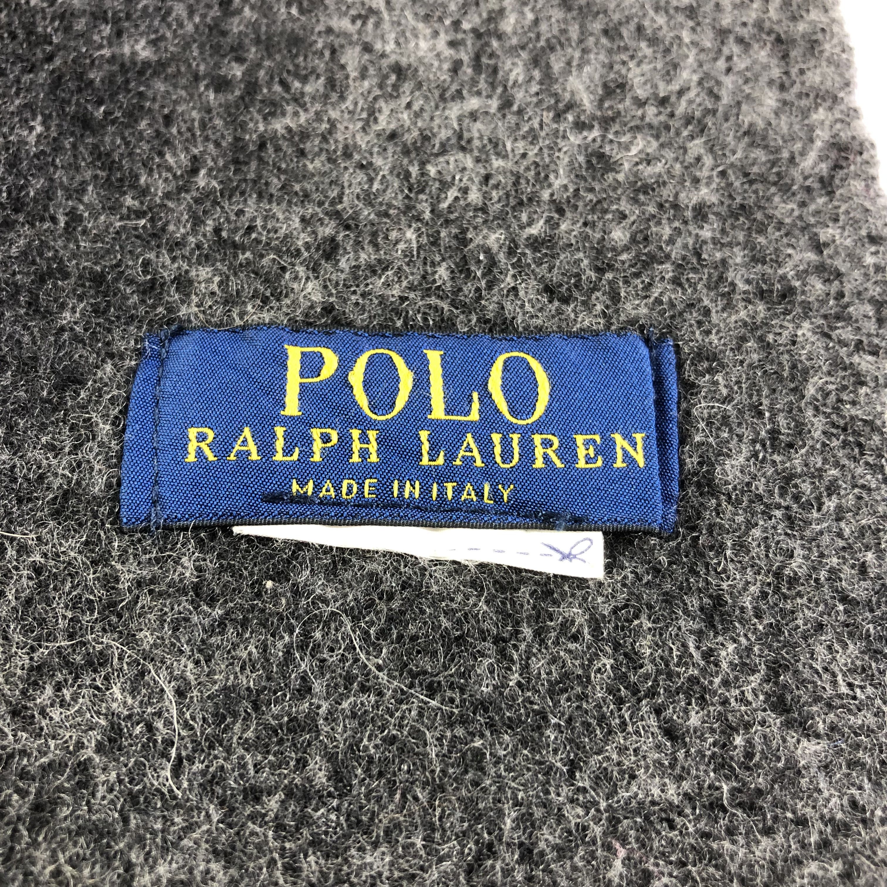 Polo Ralph Lauren Polo Ralph Lauren made in Italy Wool Scarf Muffler V1689 Size ONE SIZE - 5 Thumbnail