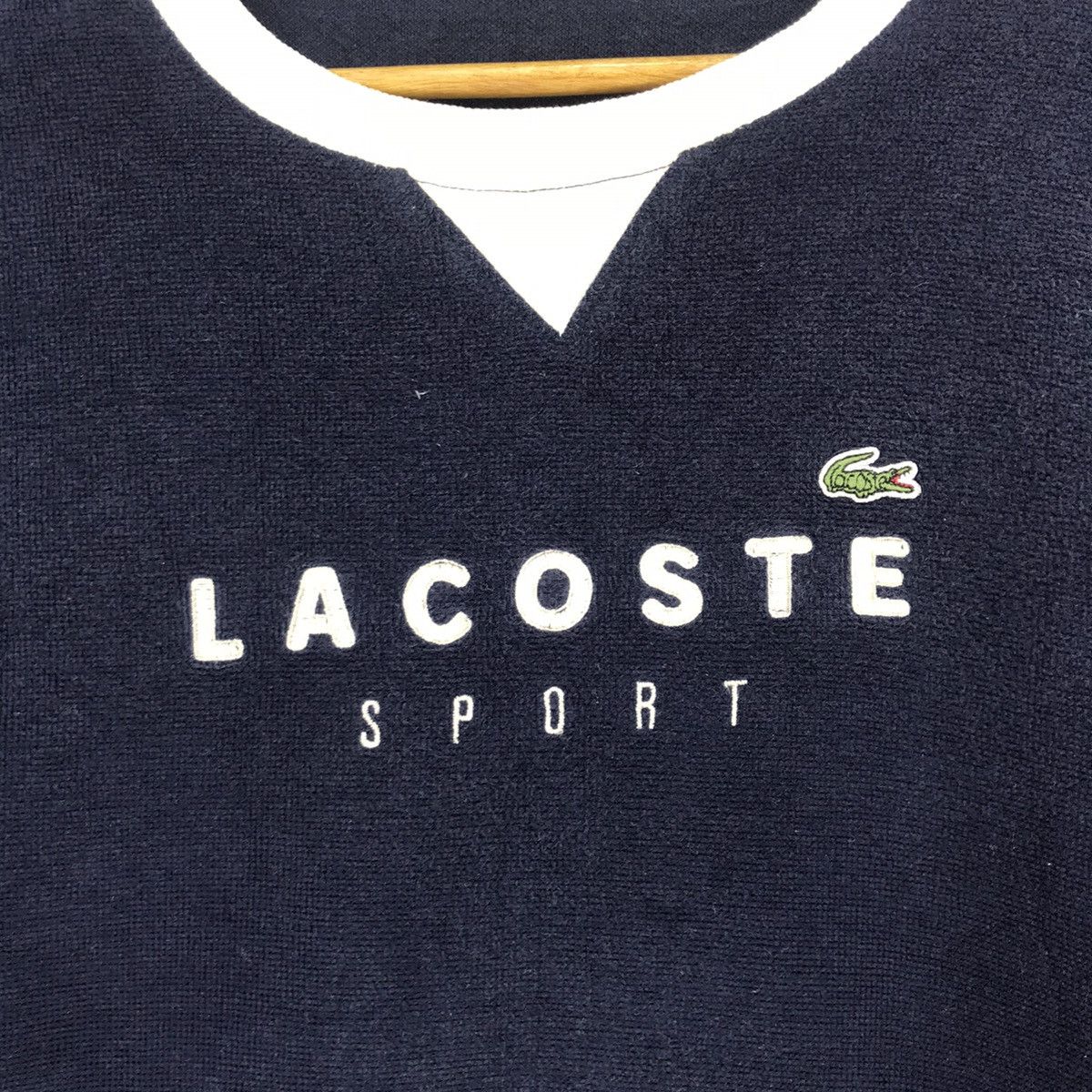 Lacoste × Vintage Vintage Lacoste Sweatshirt Big Logo Size US M / EU 48-50 / 2 - 4 Thumbnail