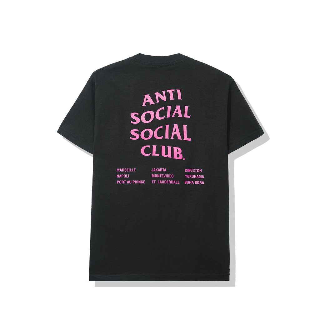 Anti Social Social Club Med Tee Black ASSC DS