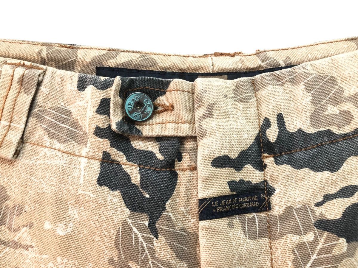 Marithe + Francois Girbaud RARE 🔥 M+FG FOREST CAMOUFLAGE VELCRO STRAP TACTICAL BAGGY Size US 37 - 8 Thumbnail