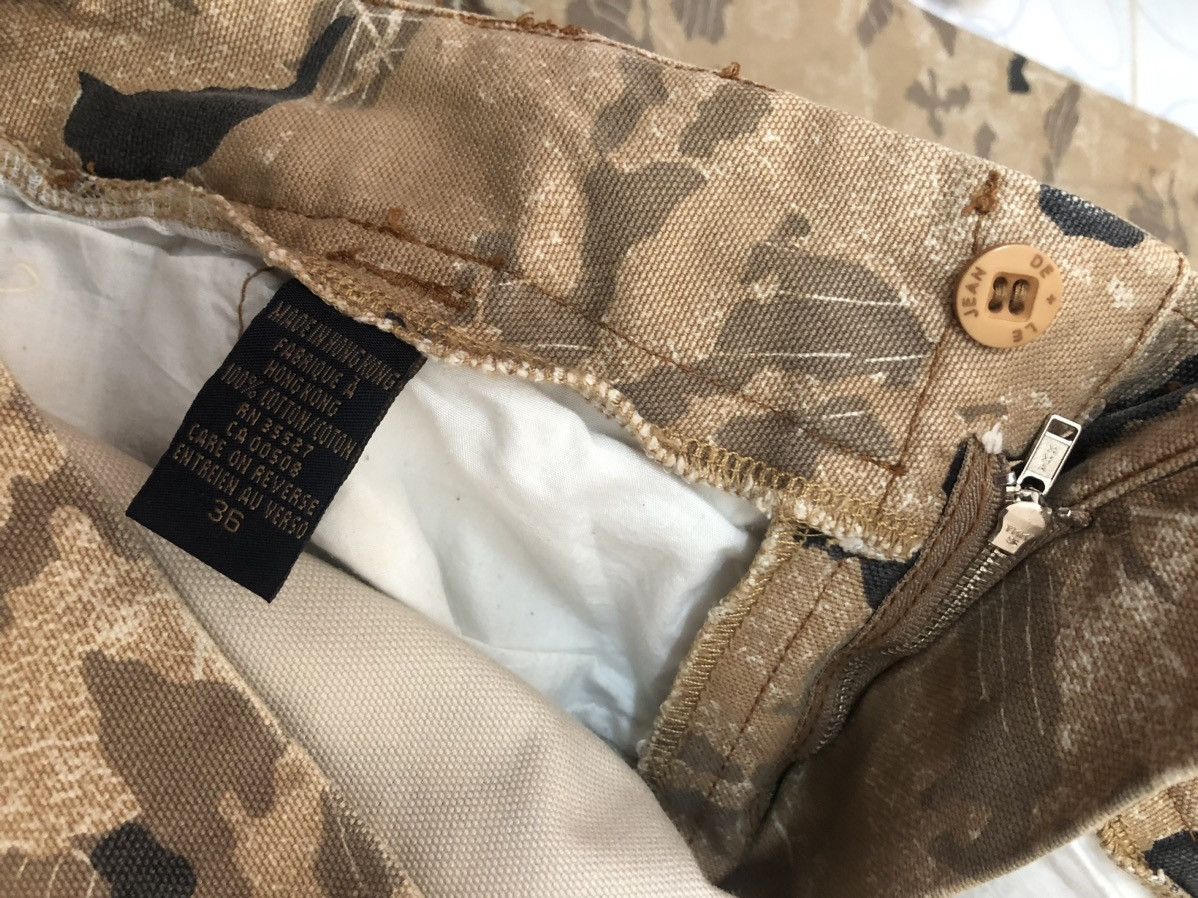 Marithe + Francois Girbaud RARE 🔥 M+FG FOREST CAMOUFLAGE VELCRO STRAP TACTICAL BAGGY Size US 37 - 13 Thumbnail