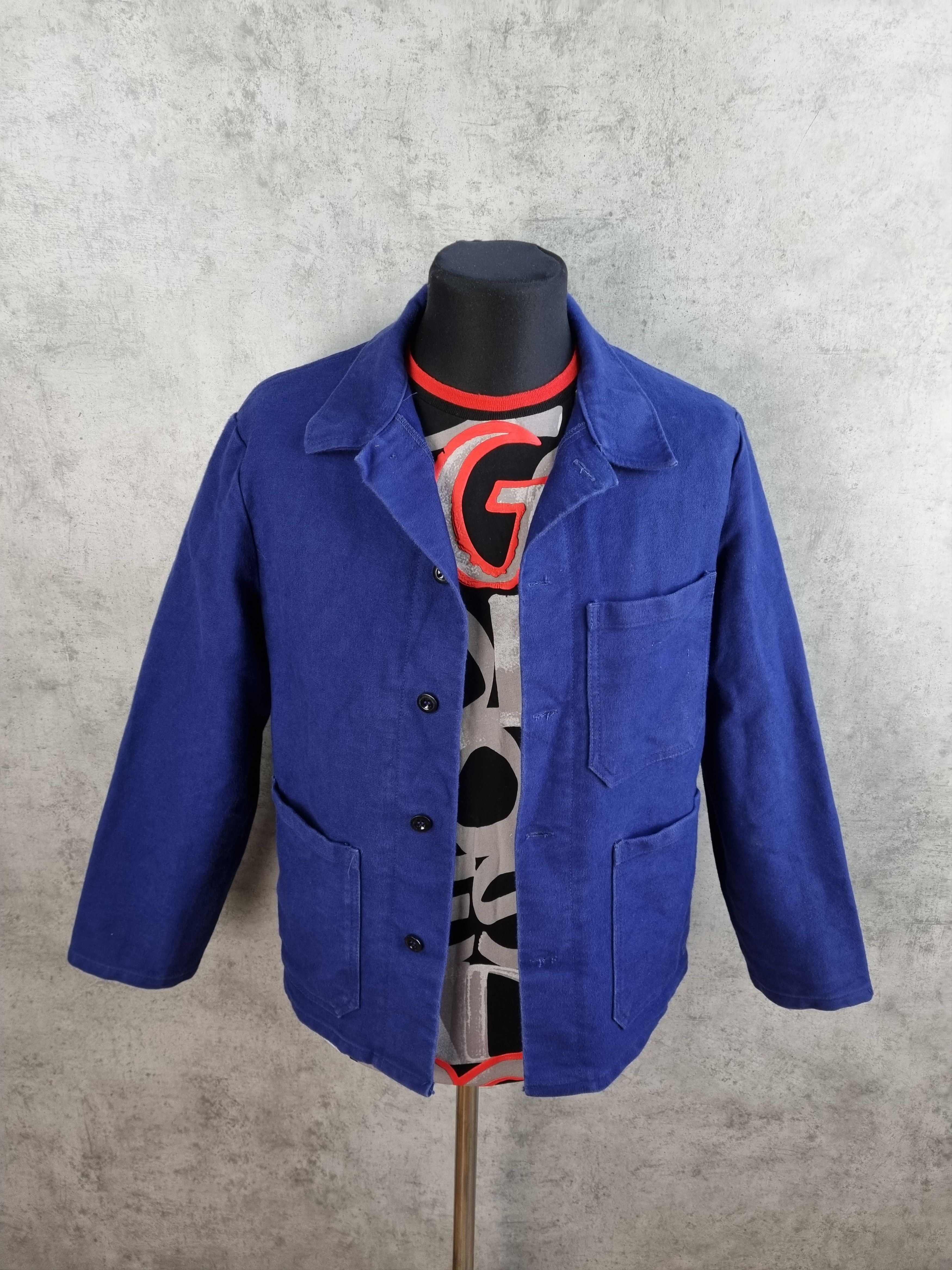 Le Laboureur × Vetra 90s Vintage Worker Jacket Size US M / EU 48-50 / 2 - 2 Thumbnail