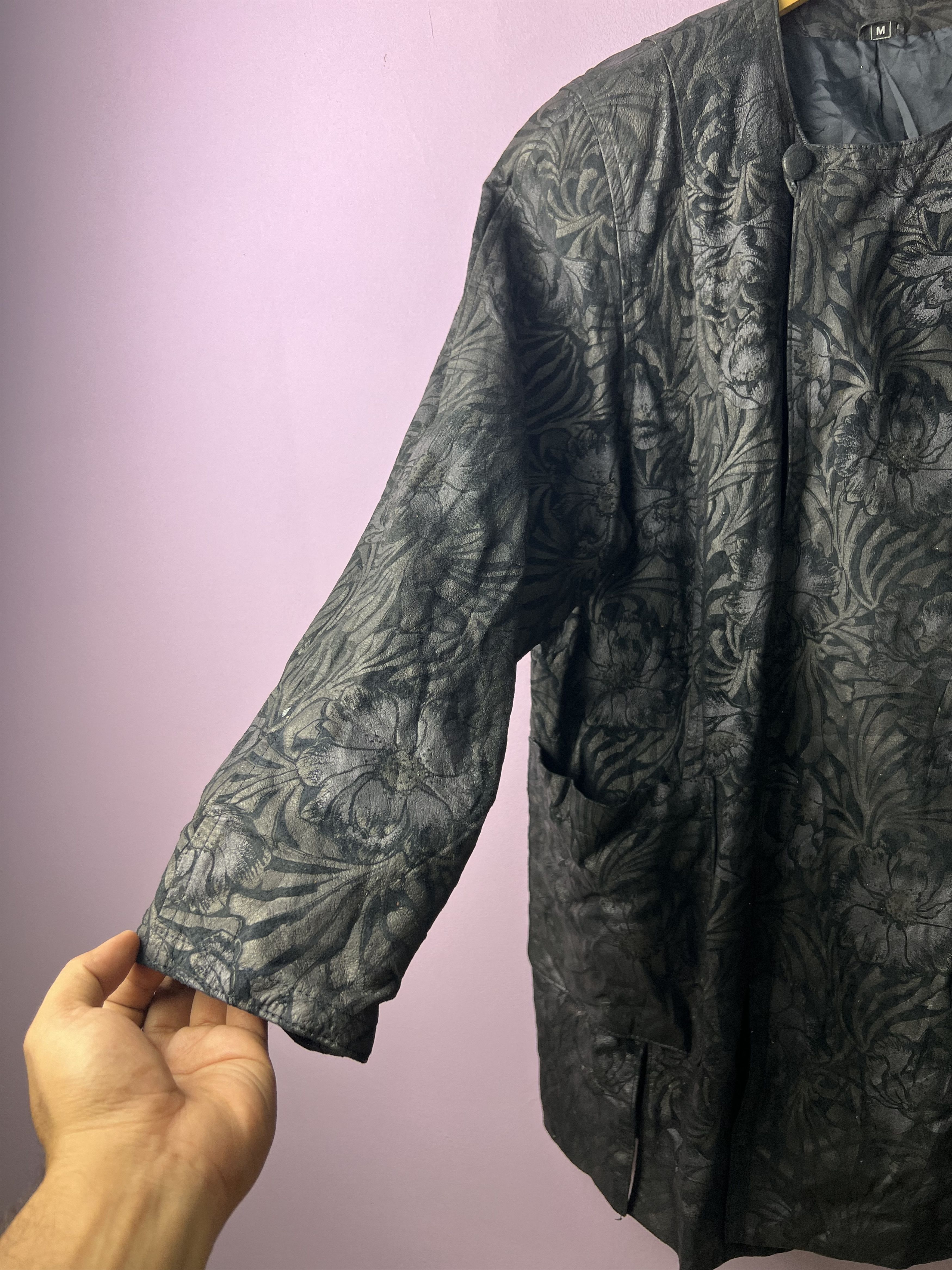 Japanese Brand 🔥Rare Partina Tokyo Fur Floral Printed Jackets Size M / US 6-8 / IT 42-44 - 8 Thumbnail