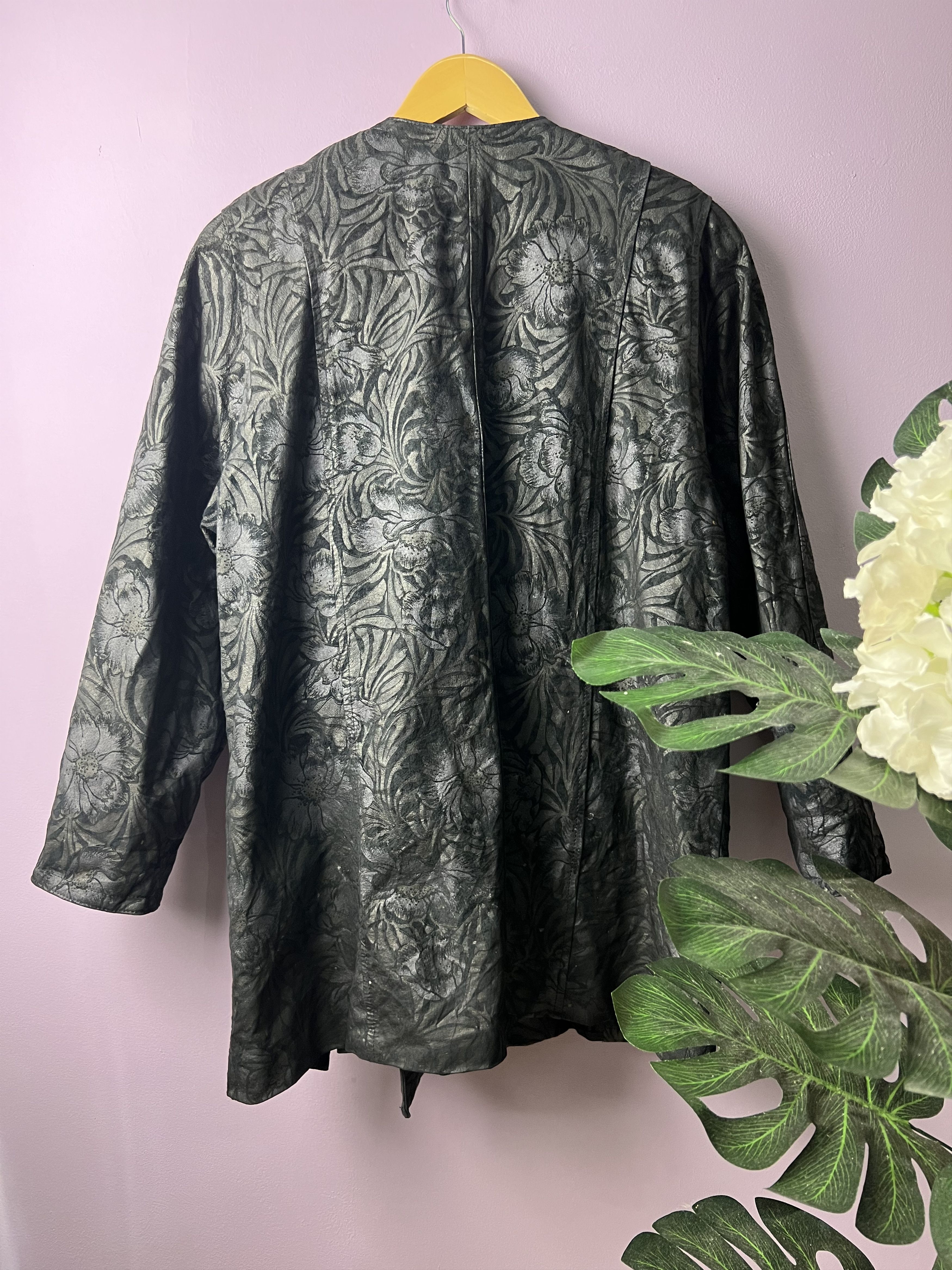 Japanese Brand 🔥Rare Partina Tokyo Fur Floral Printed Jackets Size M / US 6-8 / IT 42-44 - 3 Thumbnail