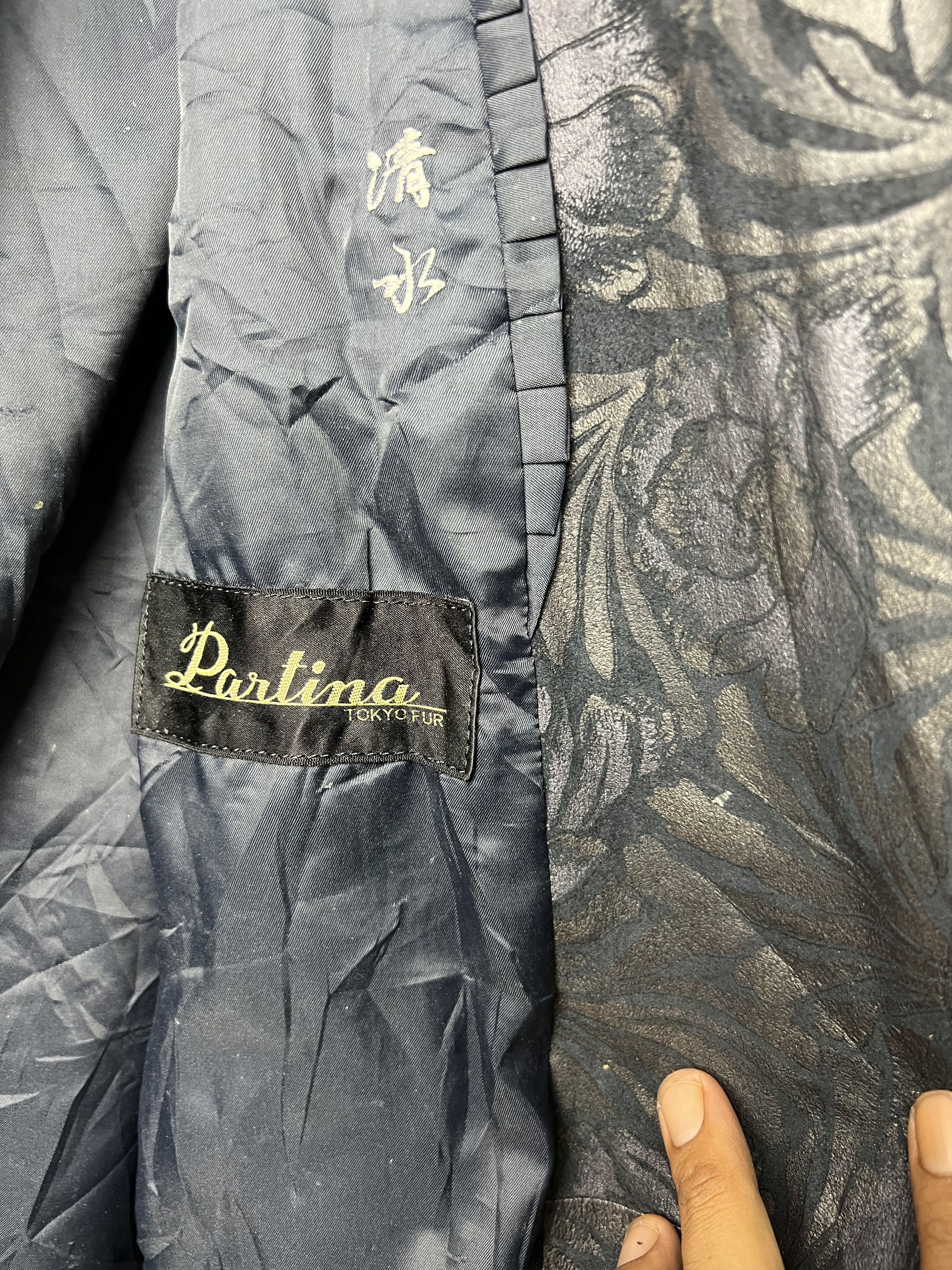 Japanese Brand 🔥Rare Partina Tokyo Fur Floral Printed Jackets Size M / US 6-8 / IT 42-44 - 15 Thumbnail