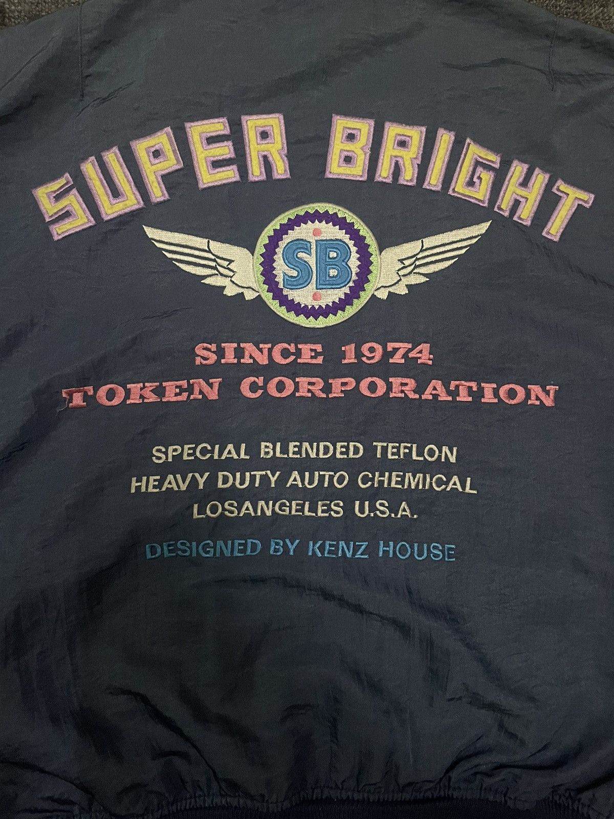 Kenzo Vintage Super Bright By Kenz House Japan Bomber Jacker Size US L / EU 52-54 / 3 - 3 Thumbnail