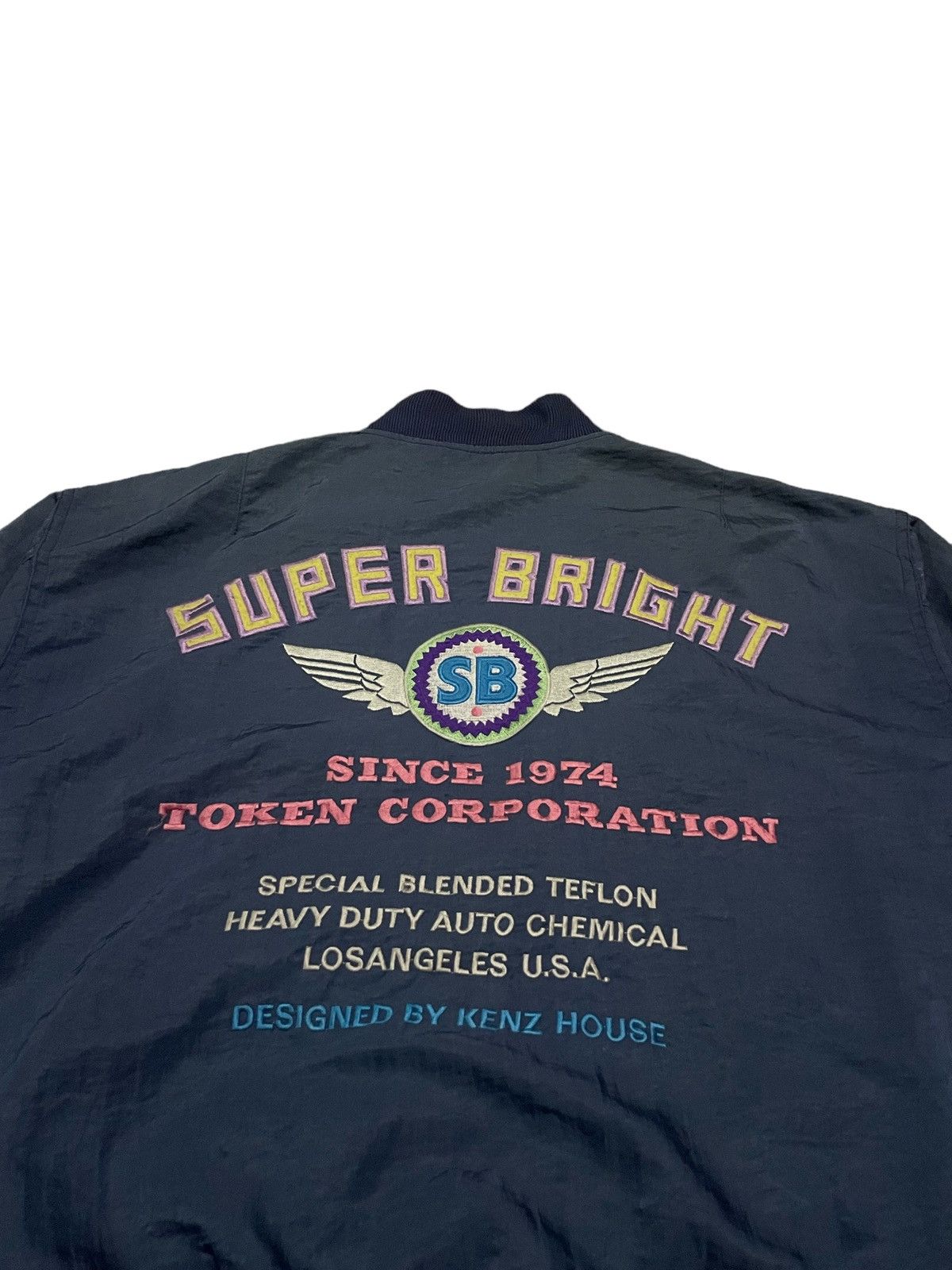 Kenzo Vintage Super Bright By Kenz House Japan Bomber Jacker Size US L / EU 52-54 / 3 - 2 Thumbnail