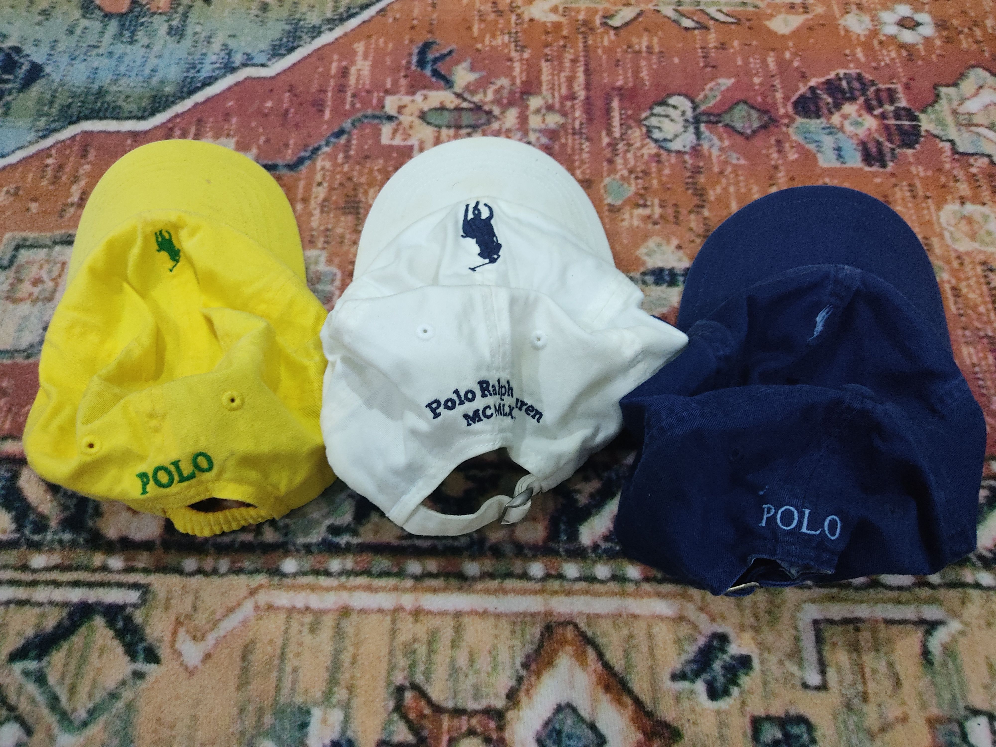 Polo Ralph Lauren × Vintage Bulk Three Polo Ralph Lauren Cap Hat (Kids Size) Size ONE SIZE - 5 Thumbnail