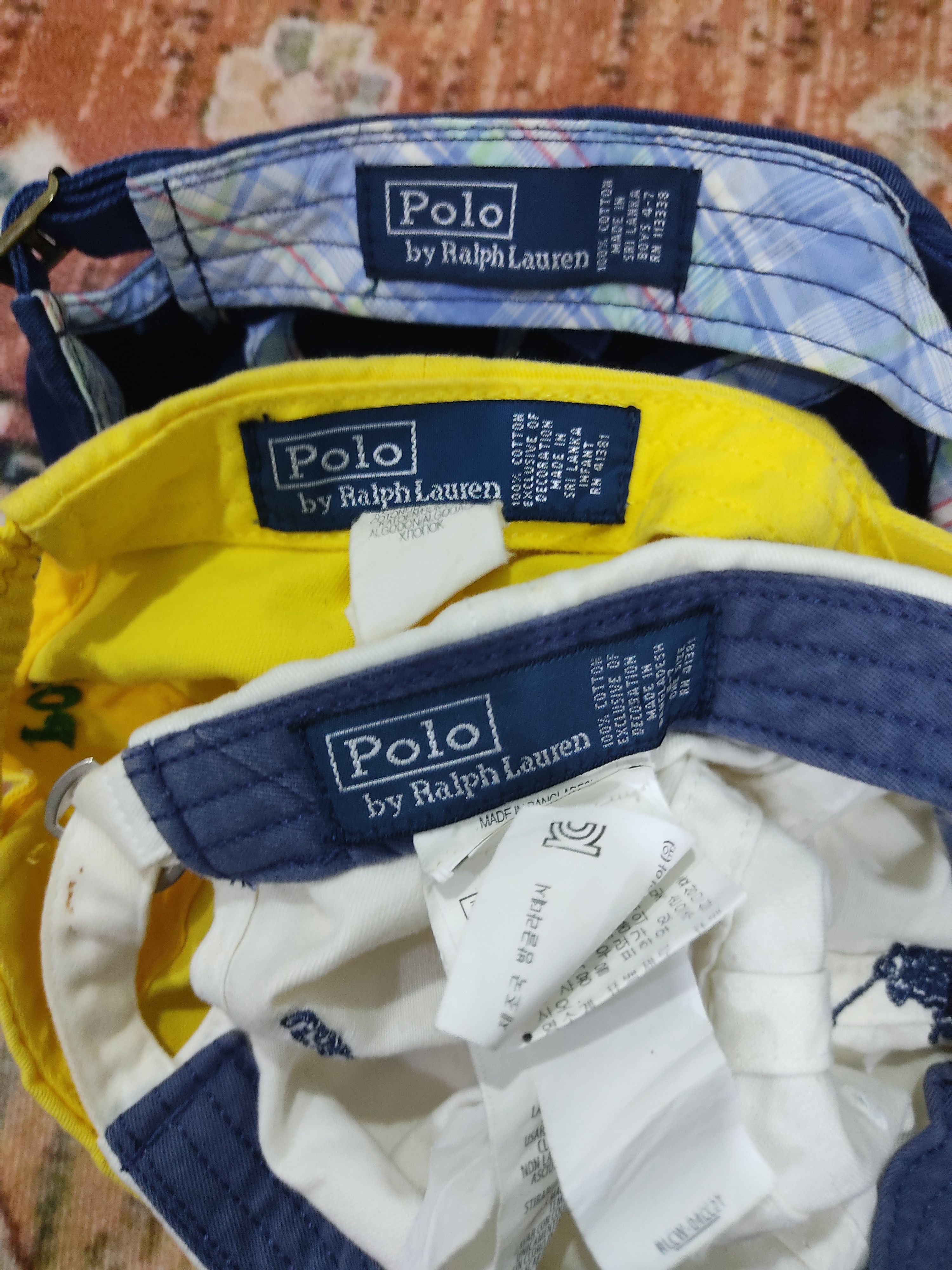 Polo Ralph Lauren × Vintage Bulk Three Polo Ralph Lauren Cap Hat (Kids Size) Size ONE SIZE - 8 Thumbnail