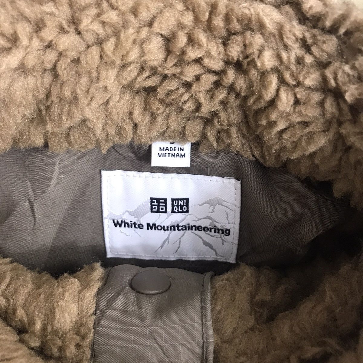 Uniqlo × White Mountaineering WHITE MOUNTAINEERING x UNIQLO Sherpa Fleece Brown Sweatshirt Size US S / EU 44-46 / 1 - 3 Thumbnail