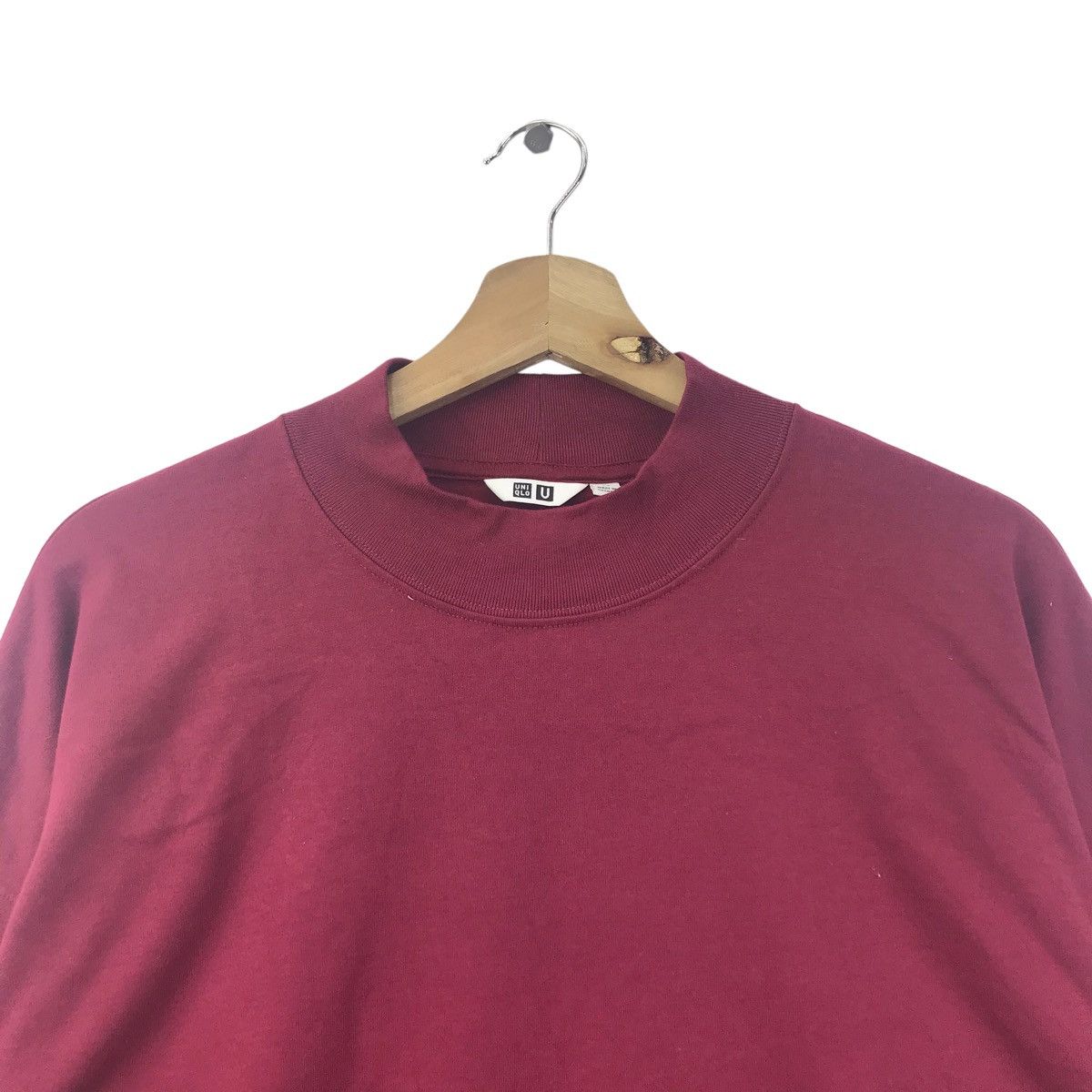 Uniqlo UNIQLO X CHRISTOPHE LEMAIRE Oversize Maroon Plain Sweatshirt Size US L / EU 52-54 / 3 - 2 Thumbnail
