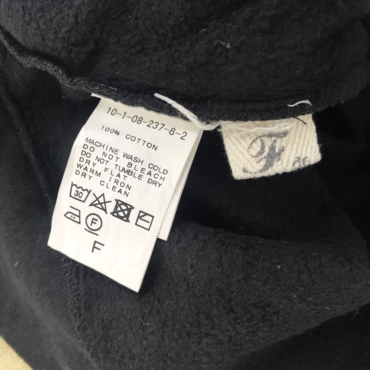 Japanese Brand × Vintage F Japanese Brand Black Sweatshirt Size US M / EU 48-50 / 2 - 4 Thumbnail