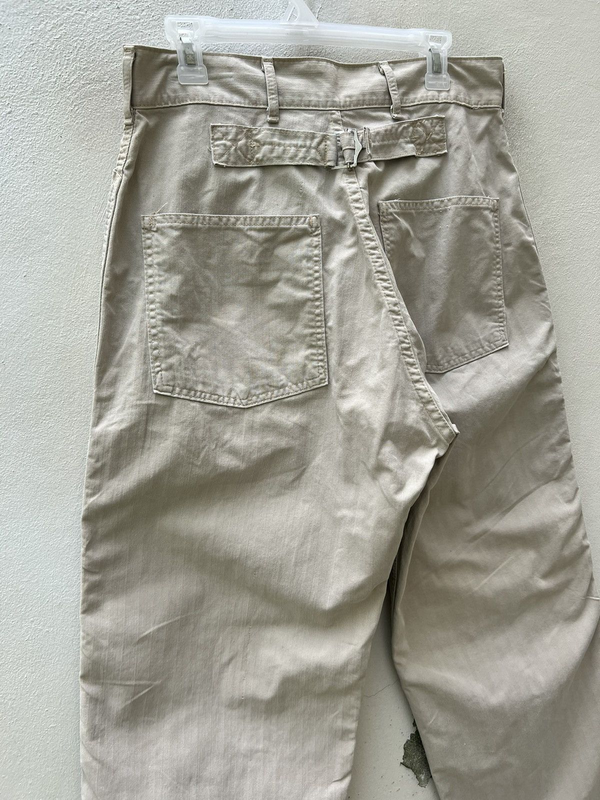 Levi's Vintage 1996 Levi’s HBT Striped Baggy Military Fatigue Pant Size US 31 - 15 Thumbnail