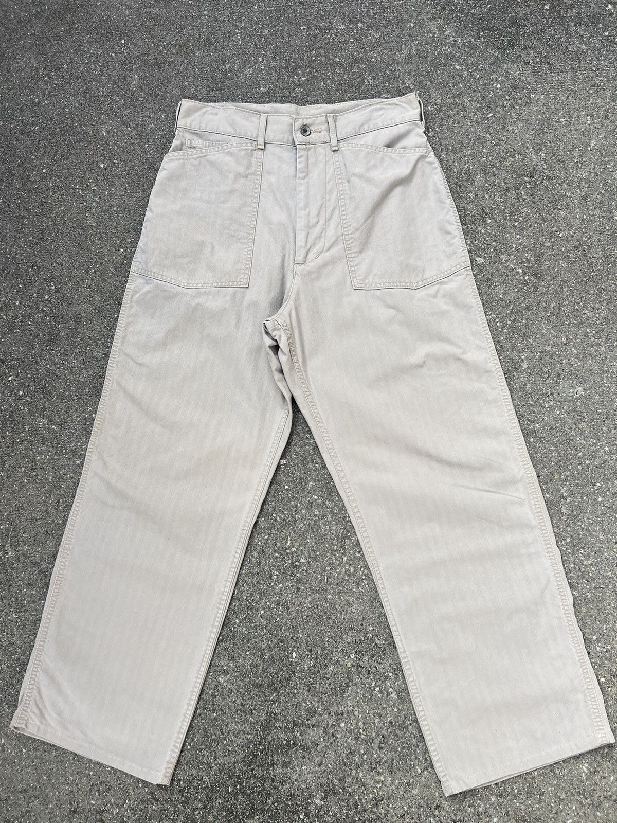 Levi's Vintage 1996 Levi’s HBT Striped Baggy Military Fatigue Pant Size US 31 - 1 Thumbnail