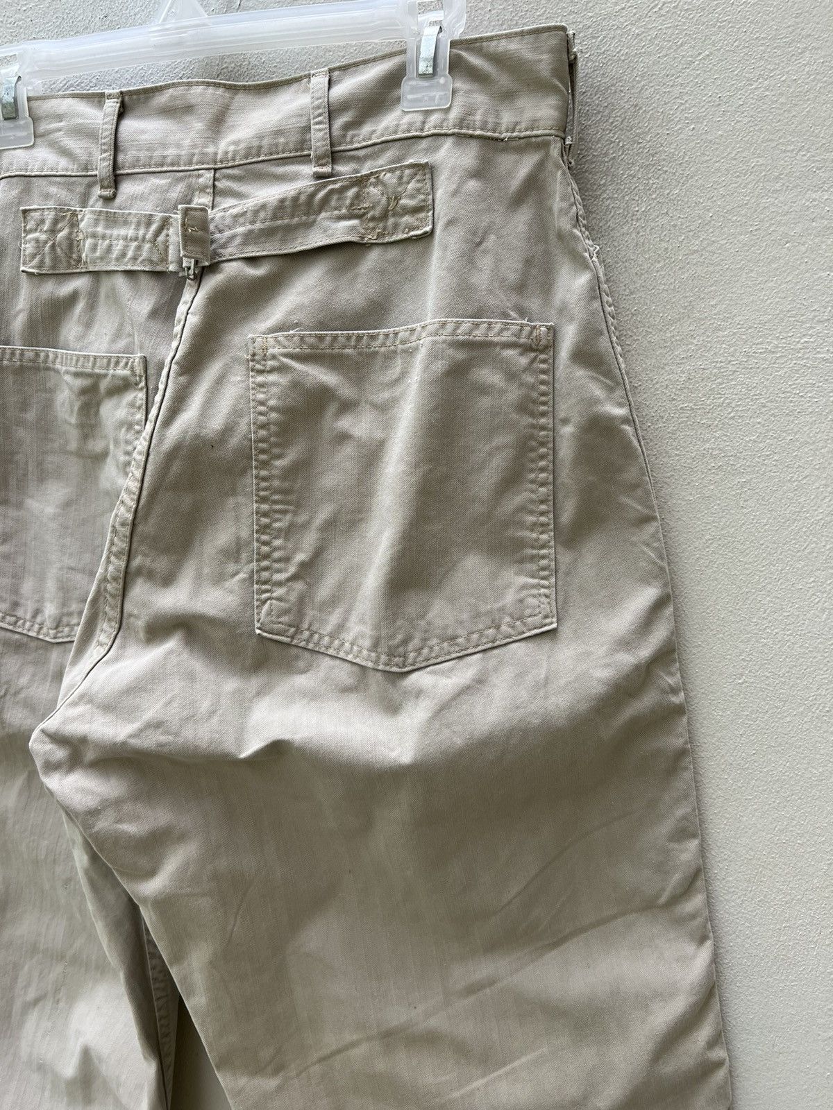 Levi's Vintage 1996 Levi’s HBT Striped Baggy Military Fatigue Pant Size US 31 - 19 Thumbnail