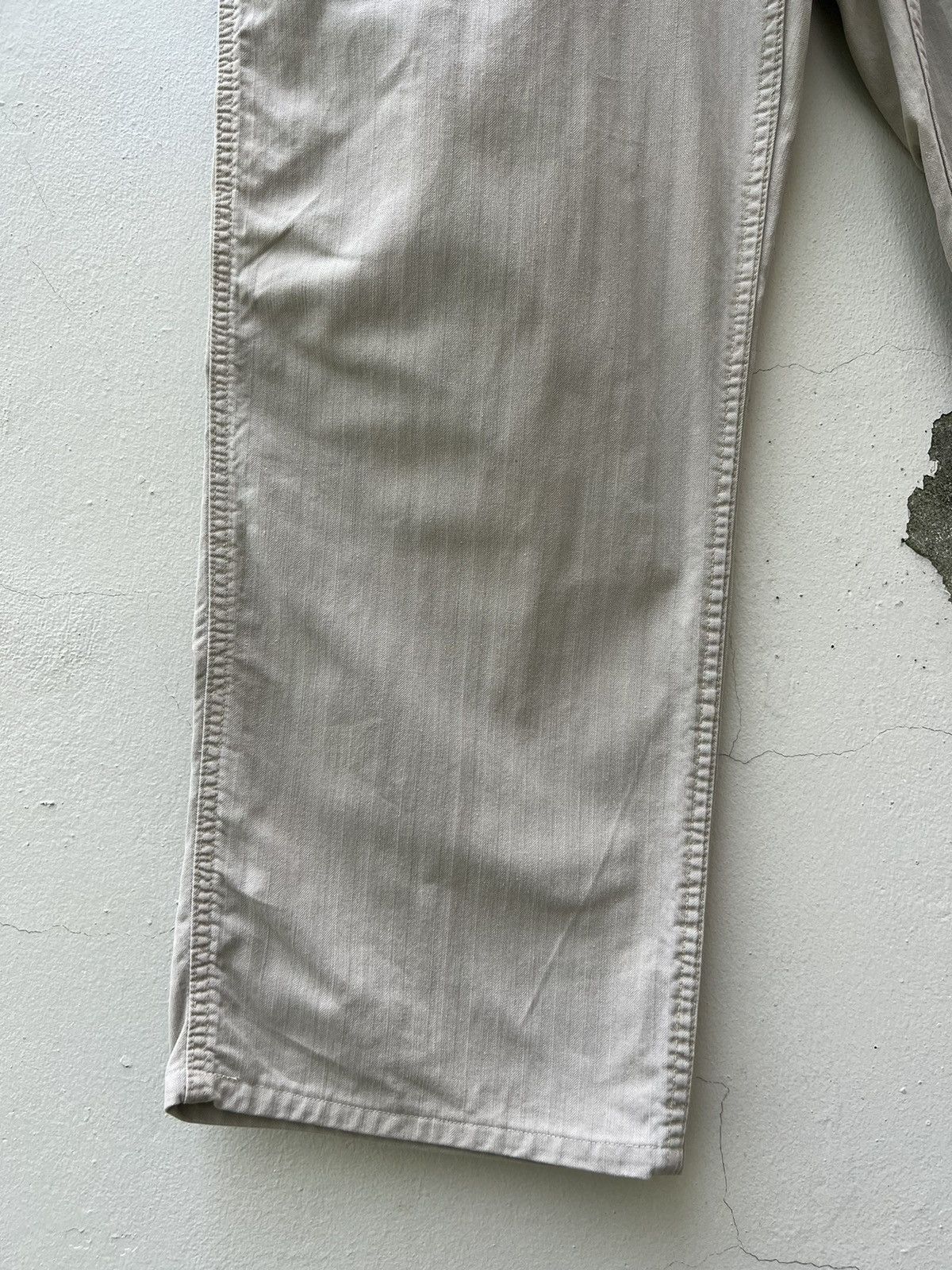 Levi's Vintage 1996 Levi’s HBT Striped Baggy Military Fatigue Pant Size US 31 - 9 Thumbnail
