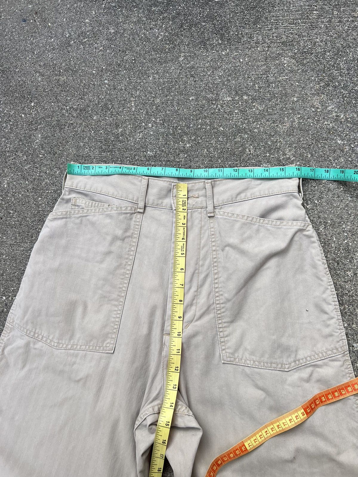 Levi's Vintage 1996 Levi’s HBT Striped Baggy Military Fatigue Pant Size US 31 - 2 Thumbnail