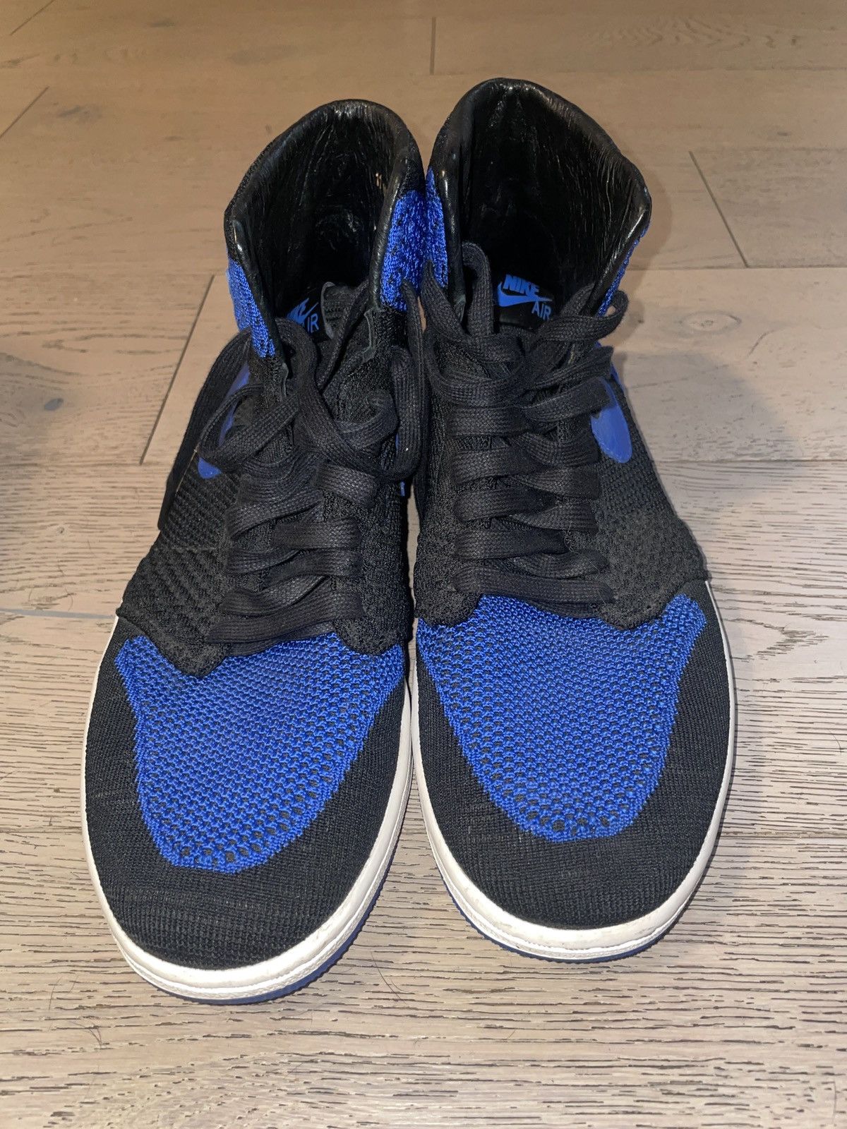 Jordan Brand × Nike Jordan 1 Flyknit Royal Size US 11 / EU 44 - 3 Thumbnail