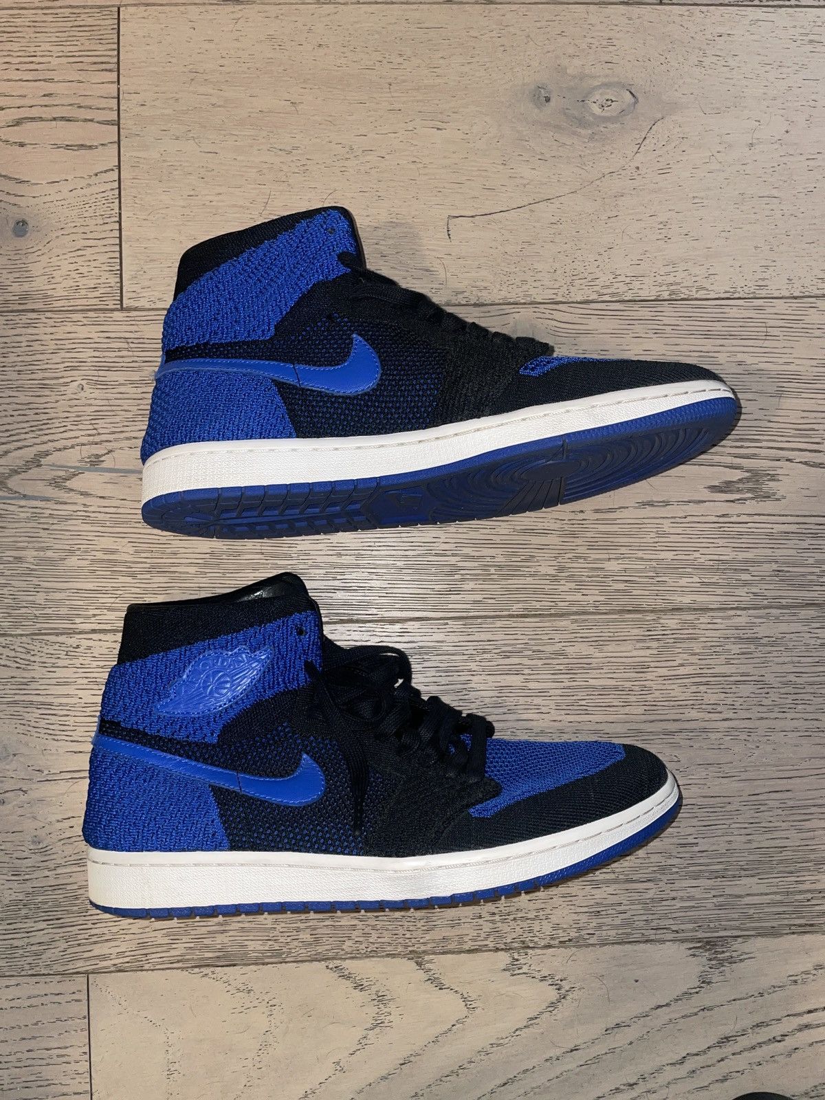 Jordan Brand × Nike Jordan 1 Flyknit Royal Size US 11 / EU 44 - 5 Thumbnail