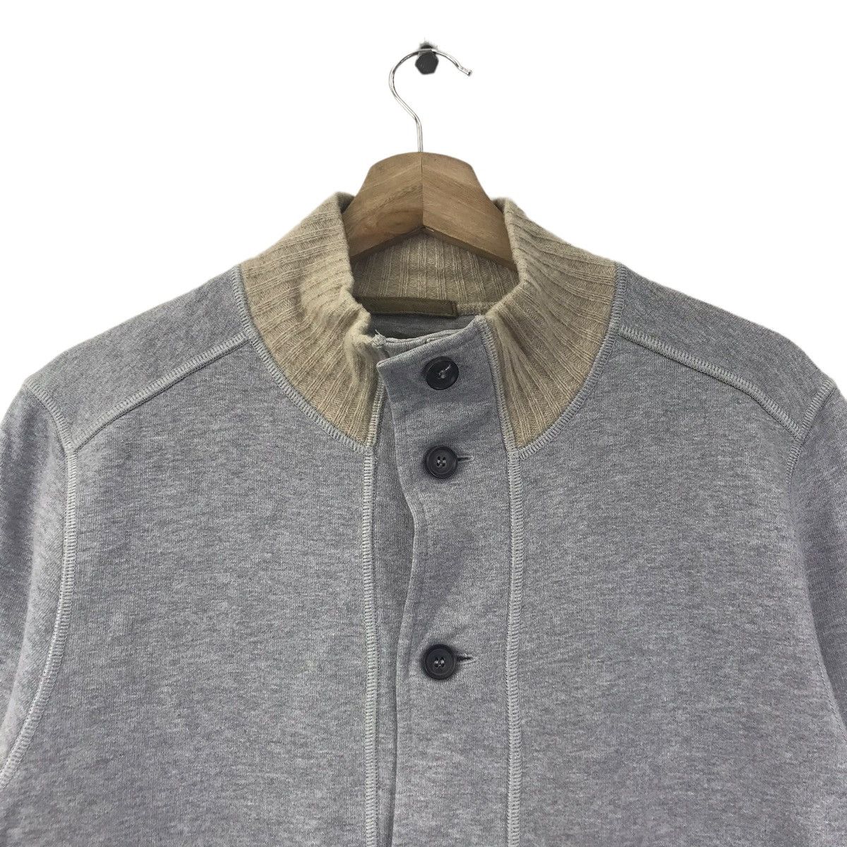 Paul Stuart PAUL STUART USA Button Up Italy Grey Sweater Size US M / EU 48-50 / 2 - 2 Thumbnail