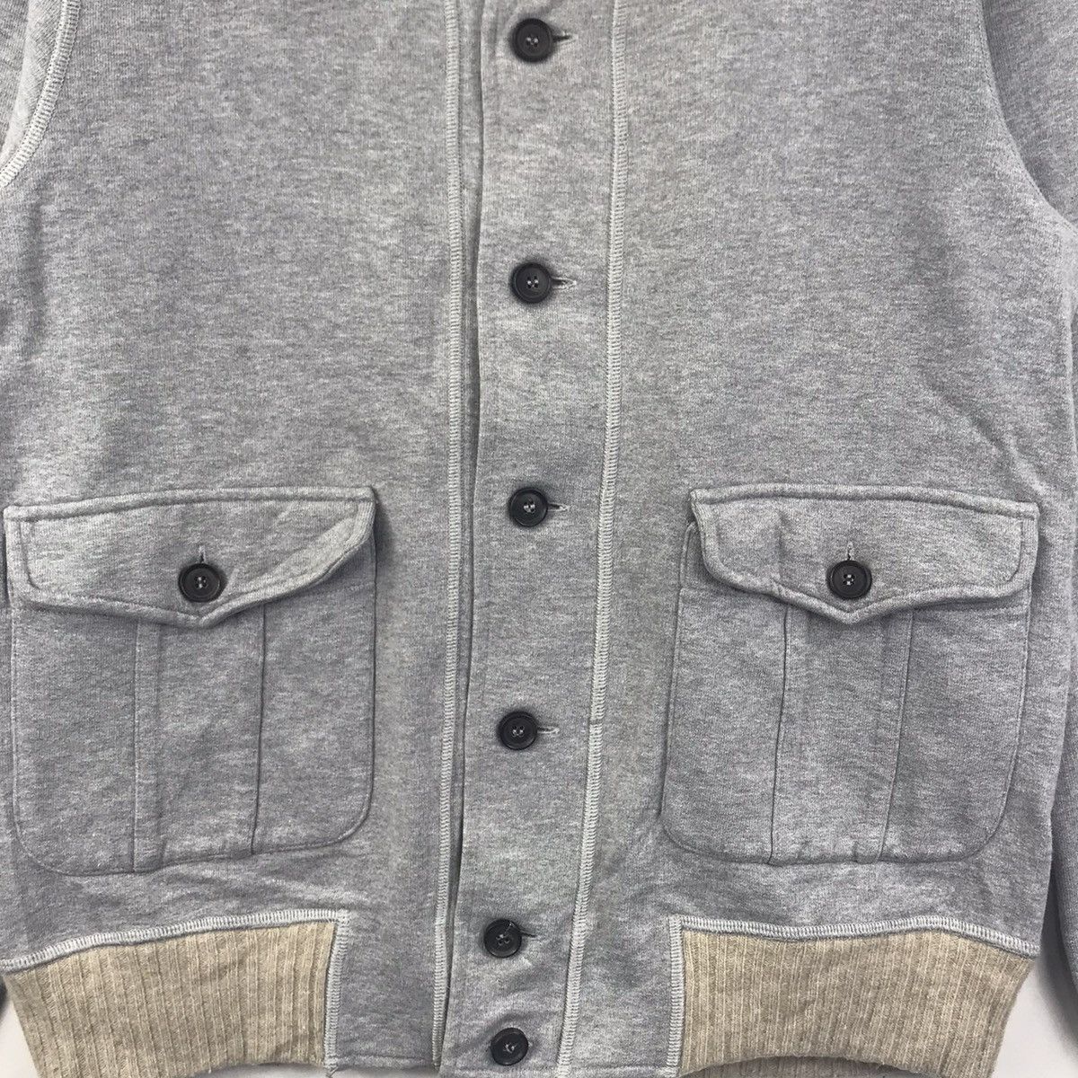 Paul Stuart PAUL STUART USA Button Up Italy Grey Sweater Size US M / EU 48-50 / 2 - 3 Thumbnail