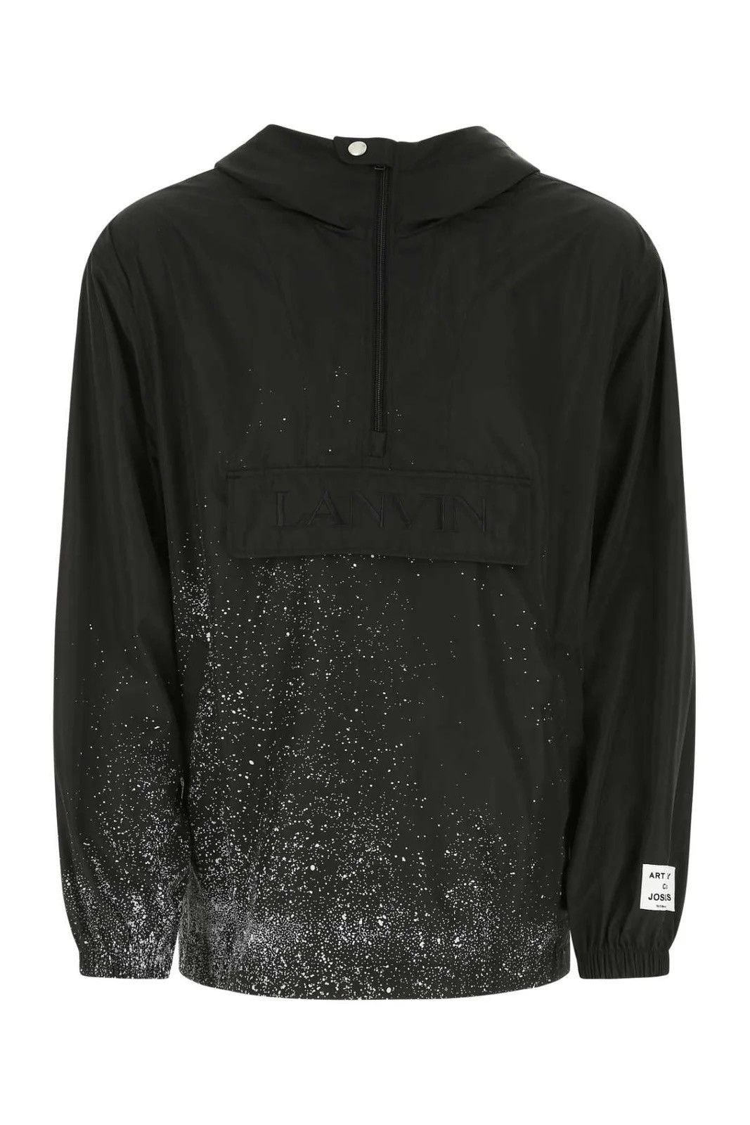 Lanvin Lanvin x Gallery Dept. Paint Splatter Half-Zip Hooded Jacket ...