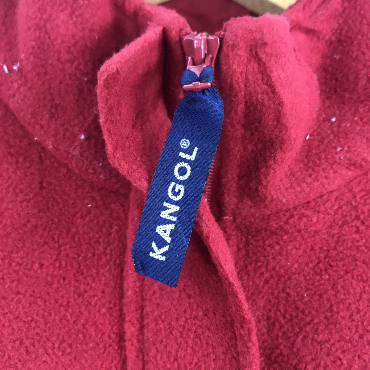 Kangol KANGOL Small Embroidered Logo Red Sherpa Sweatshirt Size US L / EU 52-54 / 3 - 4 Thumbnail