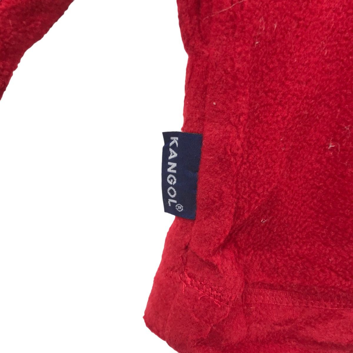 Kangol KANGOL Small Embroidered Logo Red Sherpa Sweatshirt Size US L / EU 52-54 / 3 - 5 Thumbnail