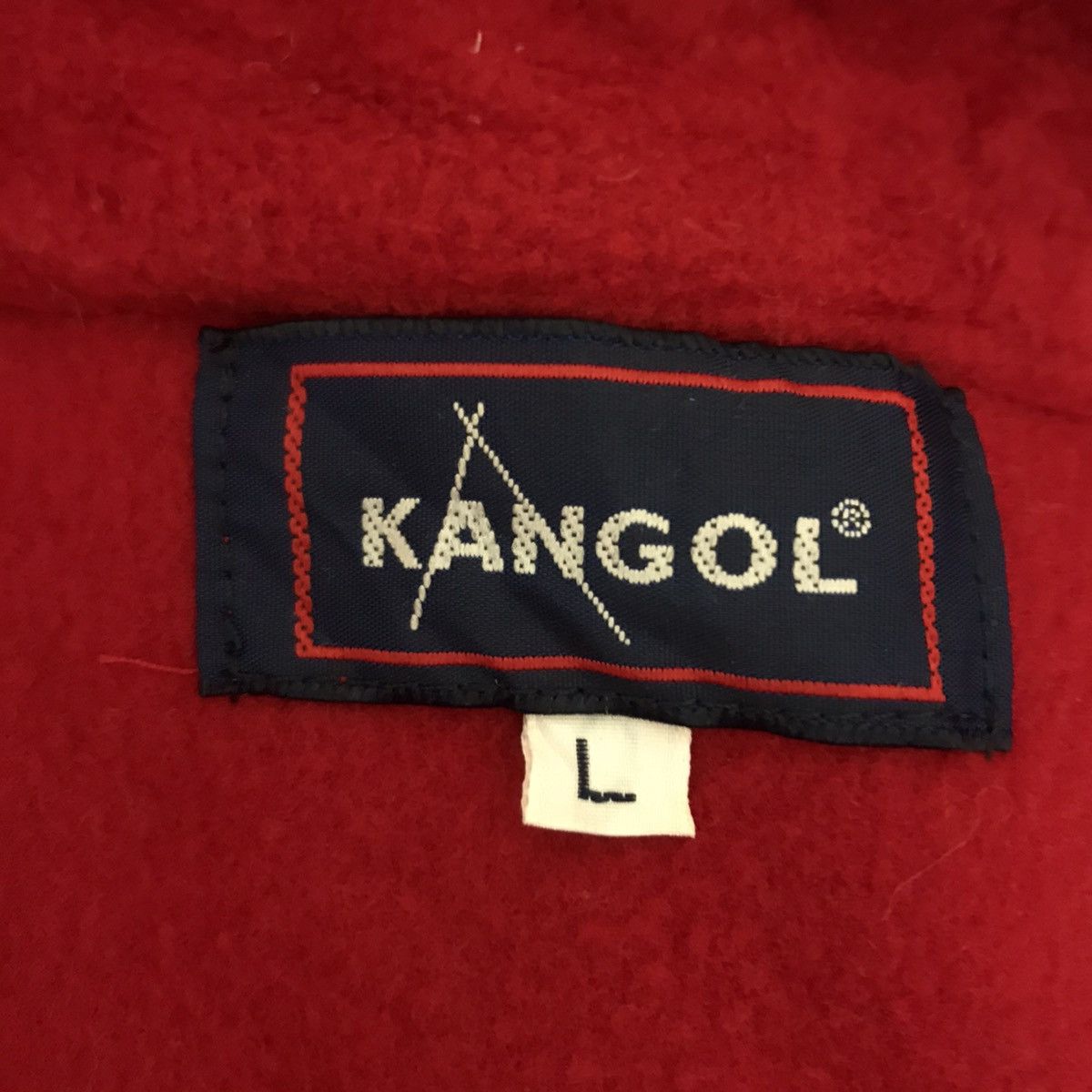 Kangol KANGOL Small Embroidered Logo Red Sherpa Sweatshirt Size US L / EU 52-54 / 3 - 6 Thumbnail