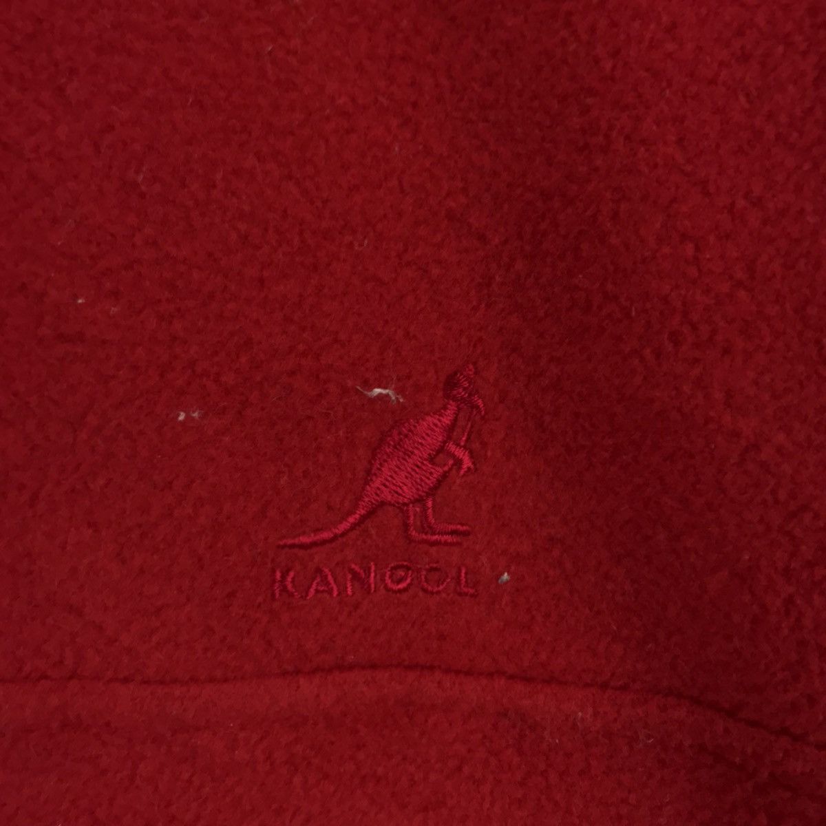 Kangol KANGOL Small Embroidered Logo Red Sherpa Sweatshirt Size US L / EU 52-54 / 3 - 3 Thumbnail