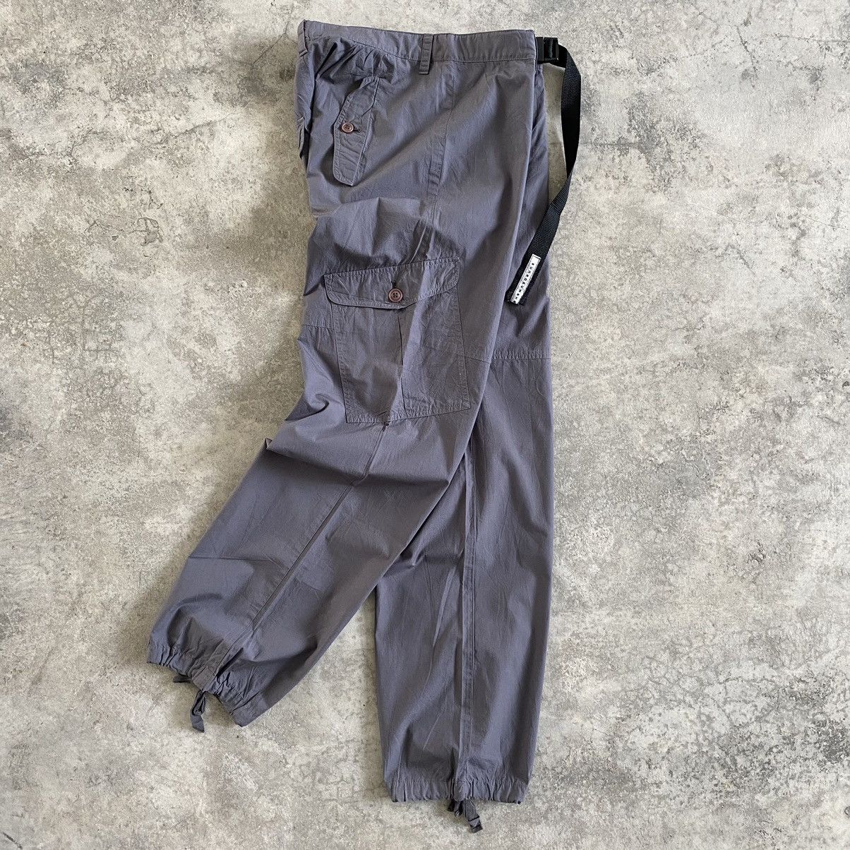 Issey Miyake Sunao Kuwahara Belted Cargo Easy Pants Size US 31 - 2 Thumbnail