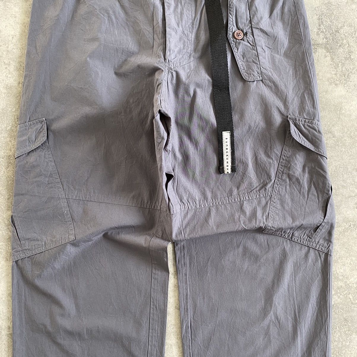 Issey Miyake Sunao Kuwahara Belted Cargo Easy Pants Size US 31 - 8 Thumbnail