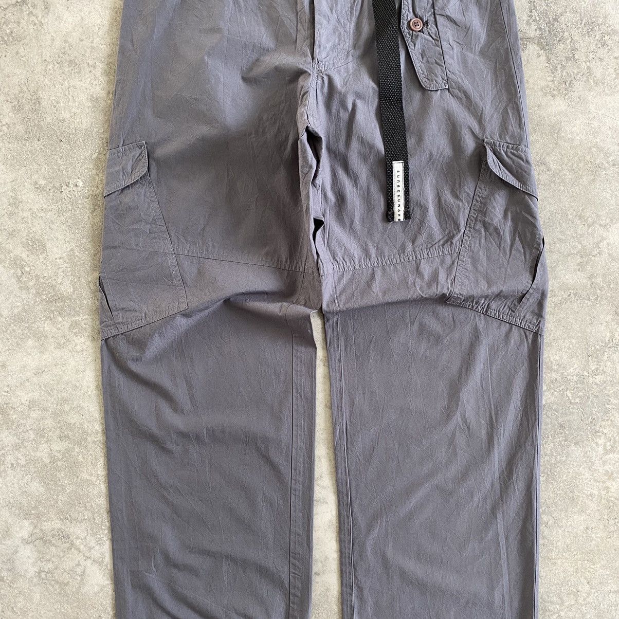 Issey Miyake Sunao Kuwahara Belted Cargo Easy Pants Size US 31 - 6 Thumbnail