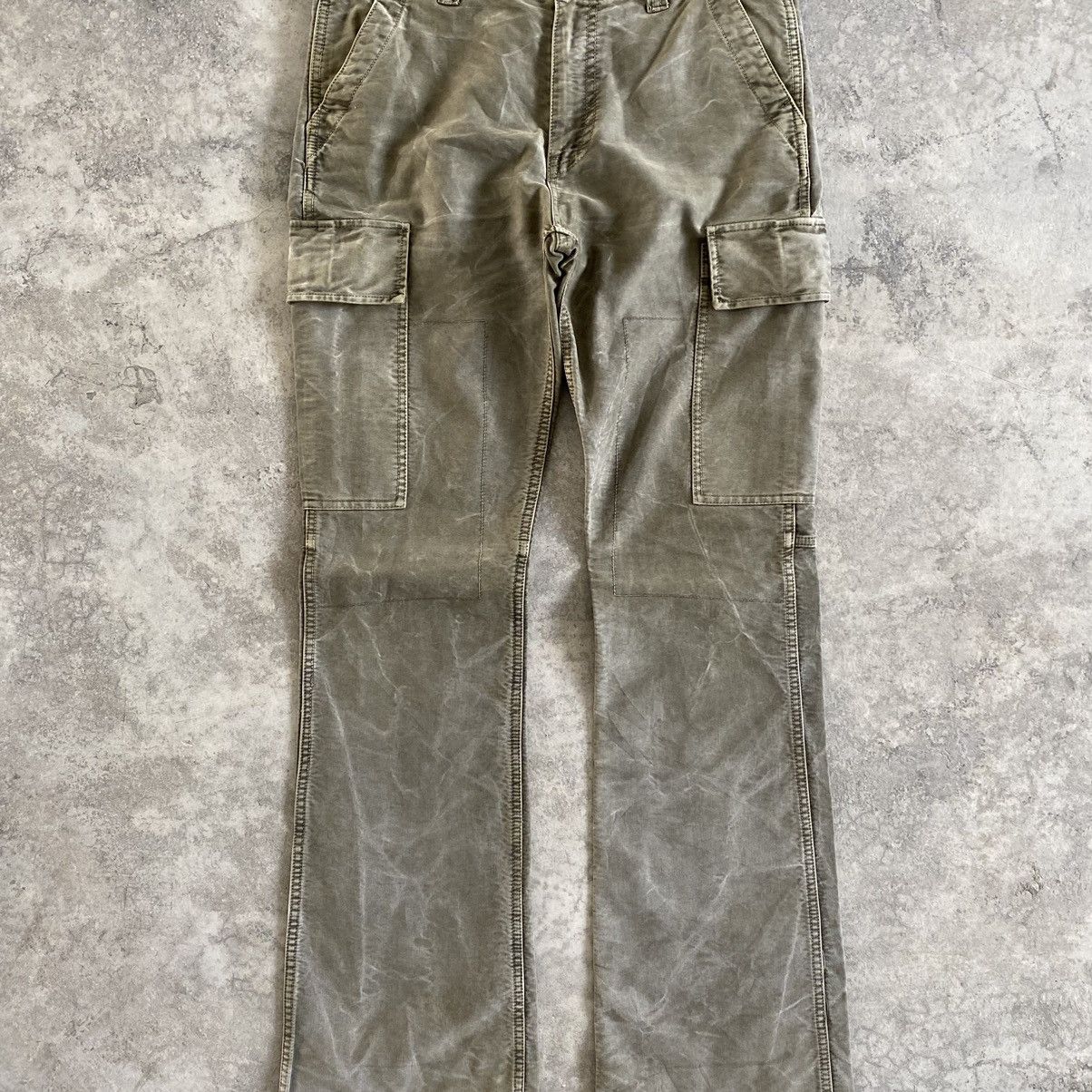 JACKROSE Jackrose Japan Faded Green Flared Cargo Pants Size US 31 - 5 Thumbnail