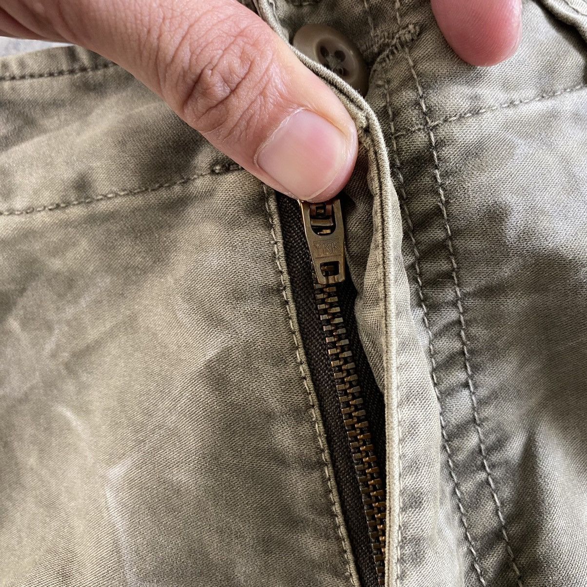 JACKROSE Jackrose Japan Faded Green Flared Cargo Pants Size US 31 - 9 Thumbnail