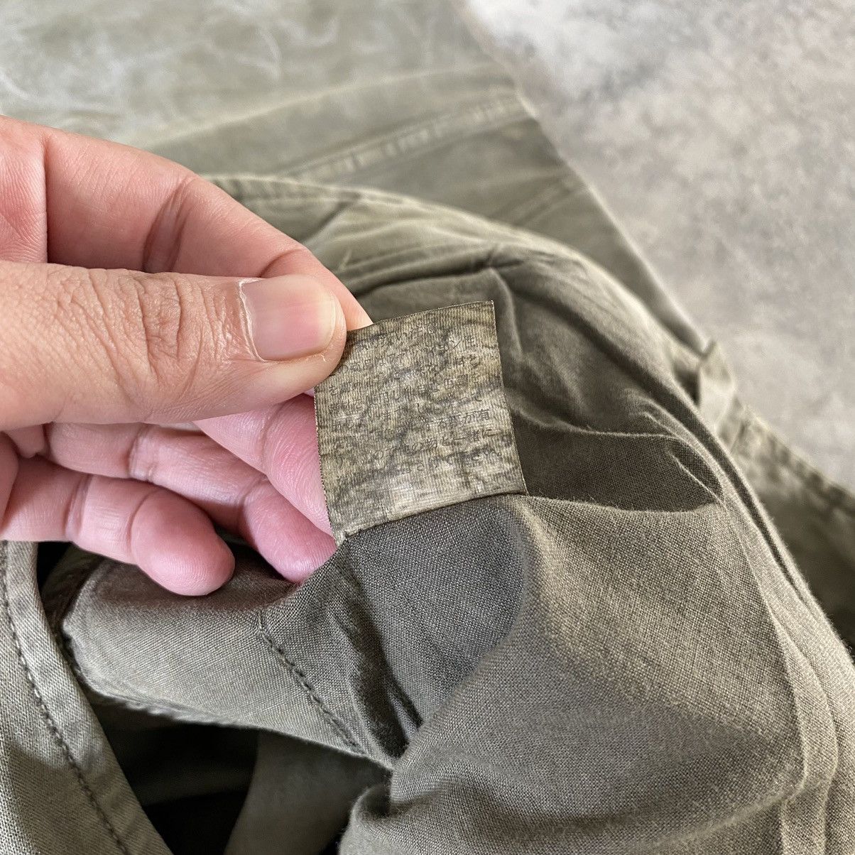 JACKROSE Jackrose Japan Faded Green Flared Cargo Pants Size US 31 - 16 Thumbnail