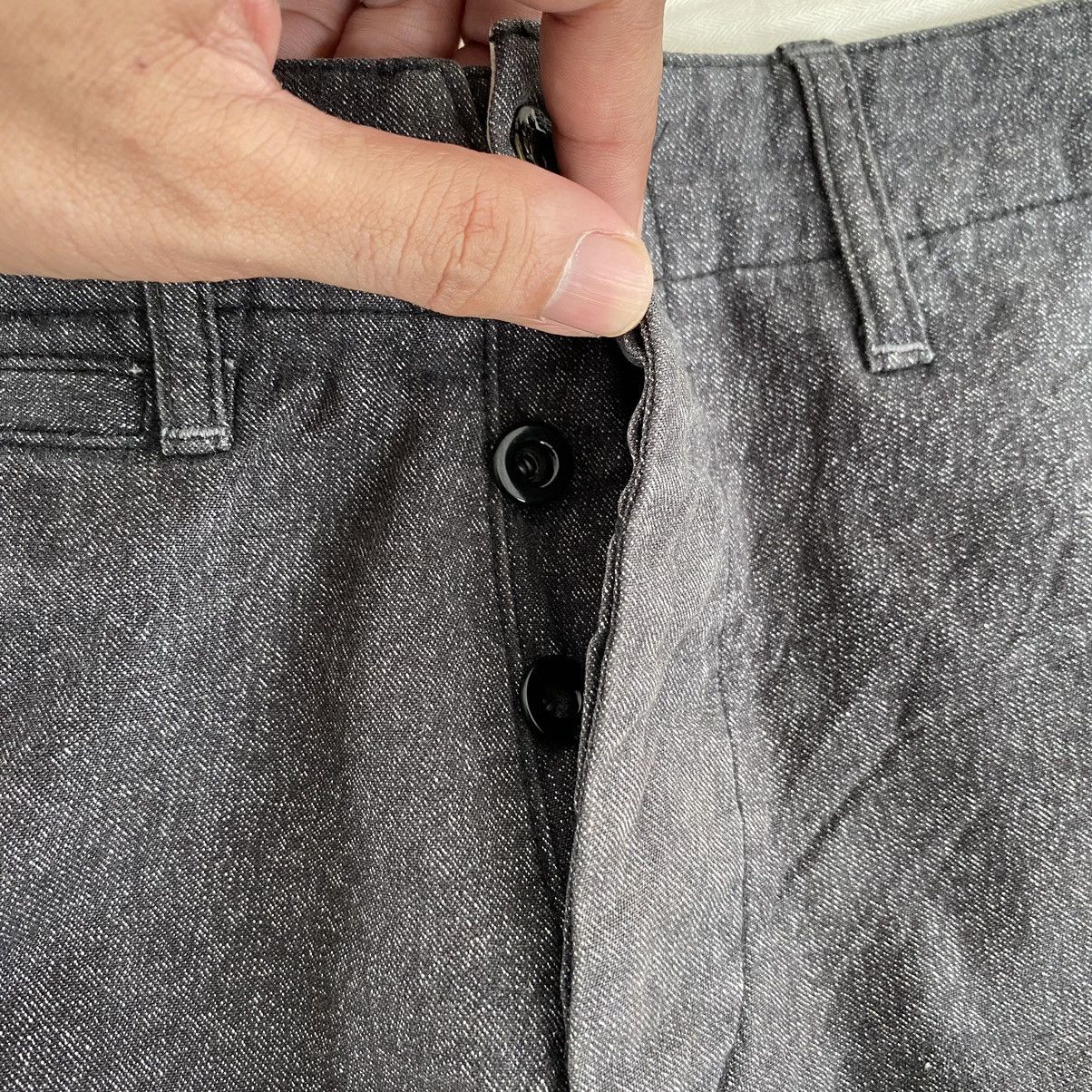Burgus Plus Burgus Plus Made In Japan Salt and Pepper Faded Denim Jeans Size US 32 / EU 48 - 7 Thumbnail