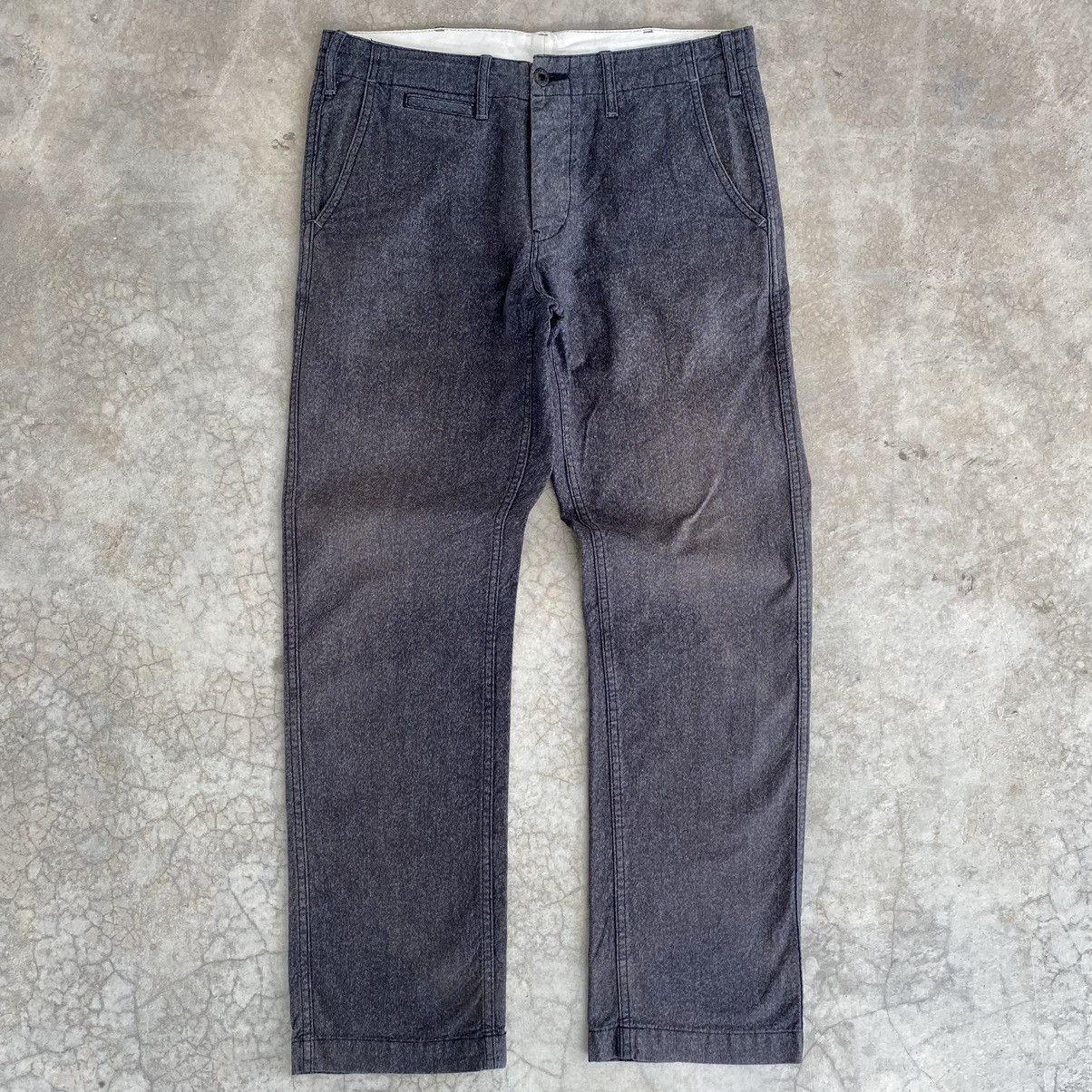 Burgus Plus Burgus Plus Made In Japan Salt and Pepper Faded Denim Jeans Size US 32 / EU 48 - 1 Thumbnail