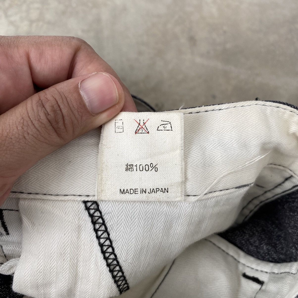 Burgus Plus Burgus Plus Made In Japan Salt and Pepper Faded Denim Jeans Size US 32 / EU 48 - 16 Thumbnail