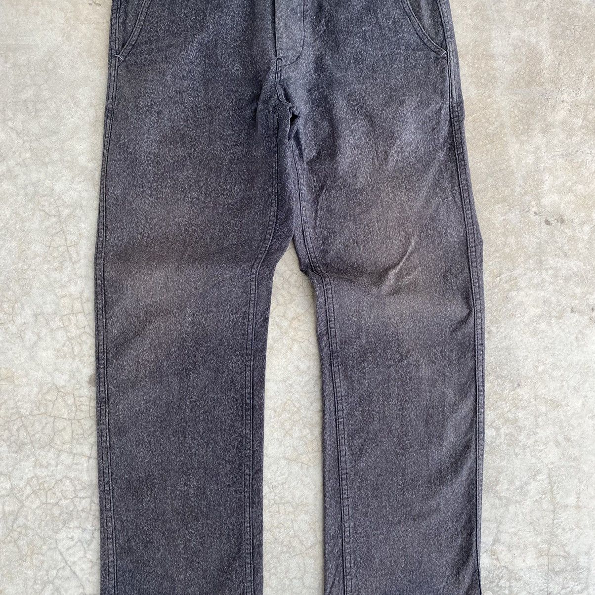 Burgus Plus Burgus Plus Made In Japan Salt and Pepper Faded Denim Jeans Size US 32 / EU 48 - 2 Thumbnail